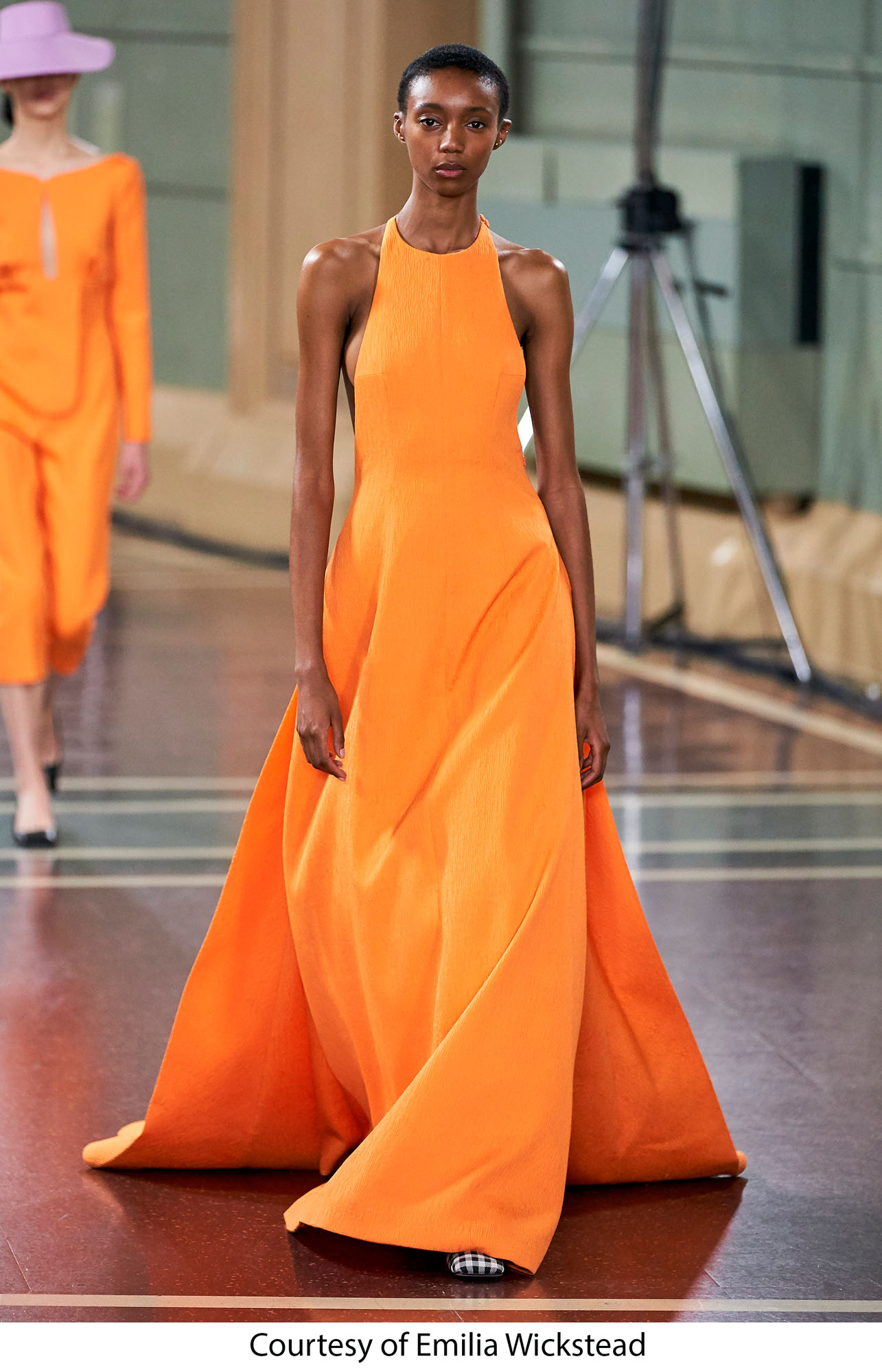 emilia wickstead orange dress Rent Emilia Wickstead Orange Dress