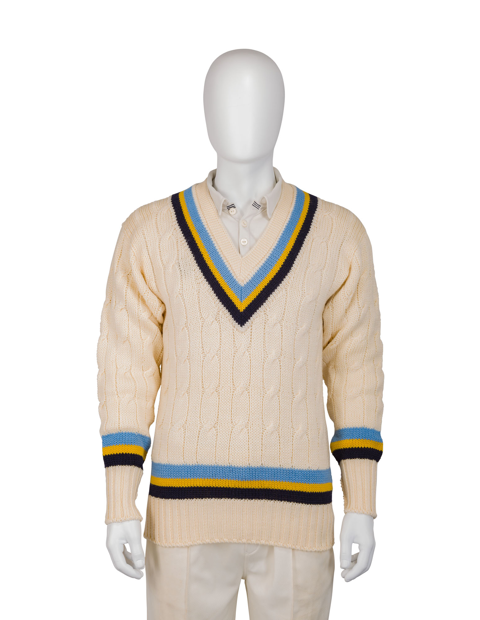 GEOFFREY BOYCOTT'S LONGSLEEVED SWEATER, YORKSHIRE COUNTY CRICKET CLUB