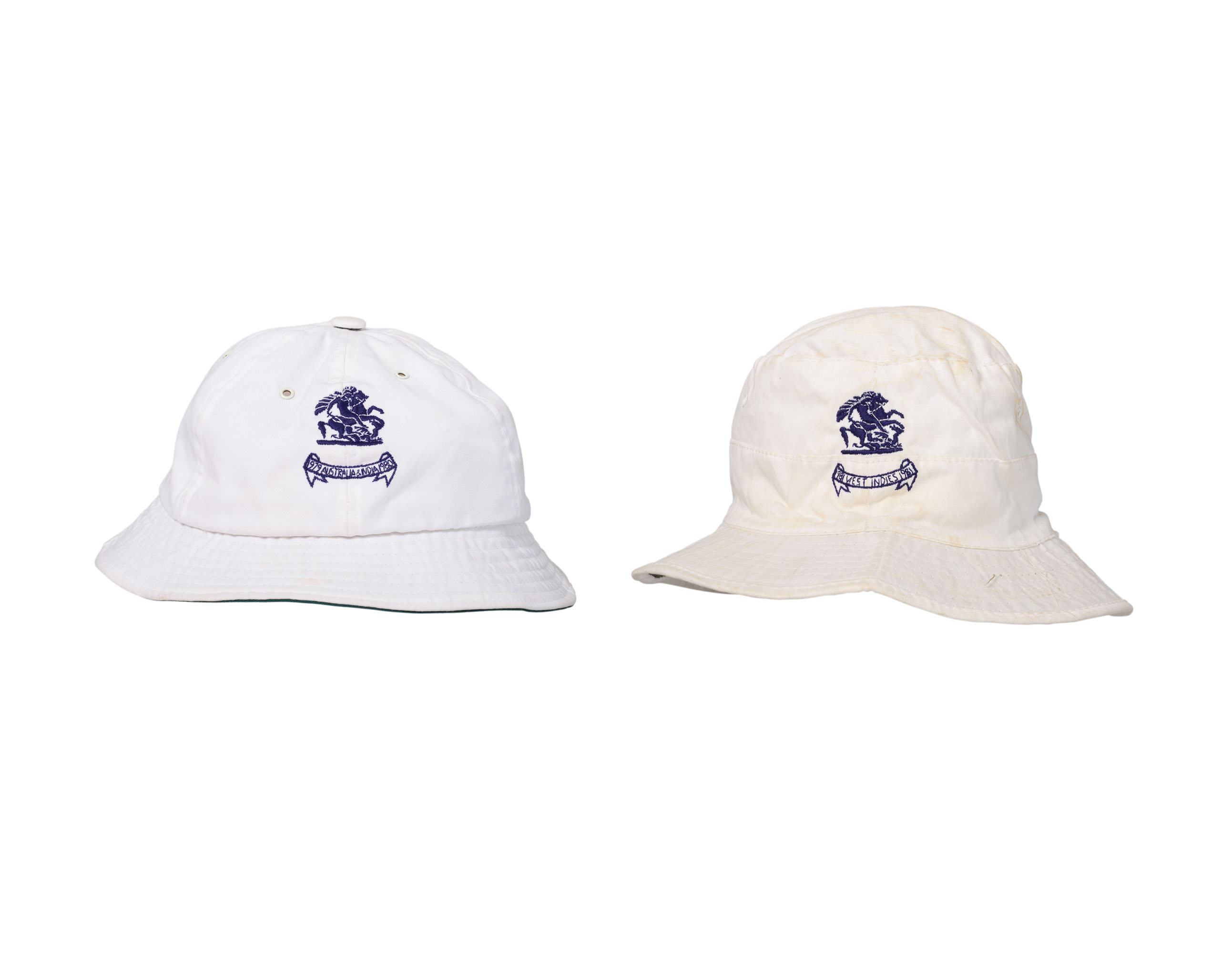 TWO WHITE FLOPPY HATS, MANUFACTURED BY BUKTA, ENGLAND Christie’s