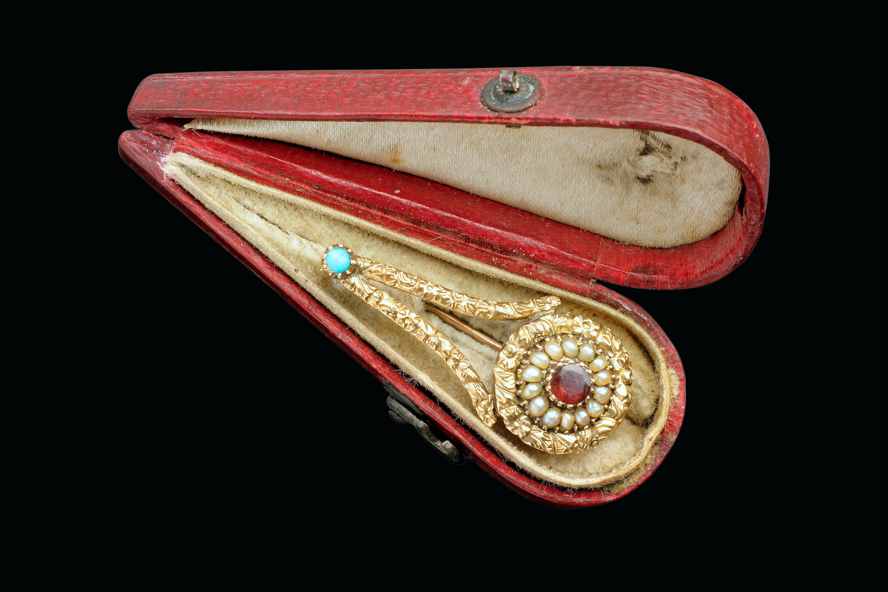 SEVENTEEN GEM SET HALLEY S COMET BROOCHES 19TH CENTURY