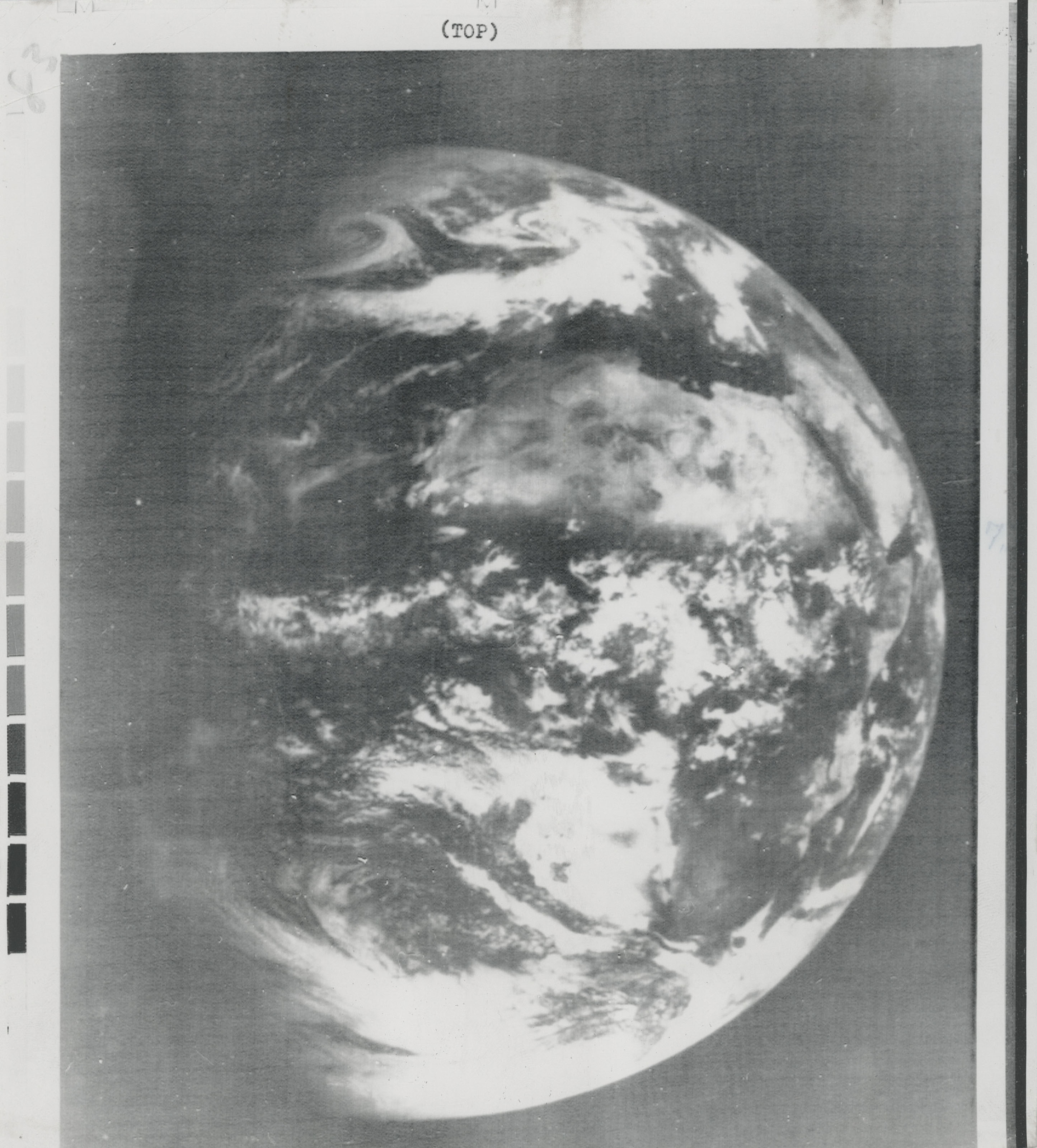First whole Earth photograph during translunar flight recovered on