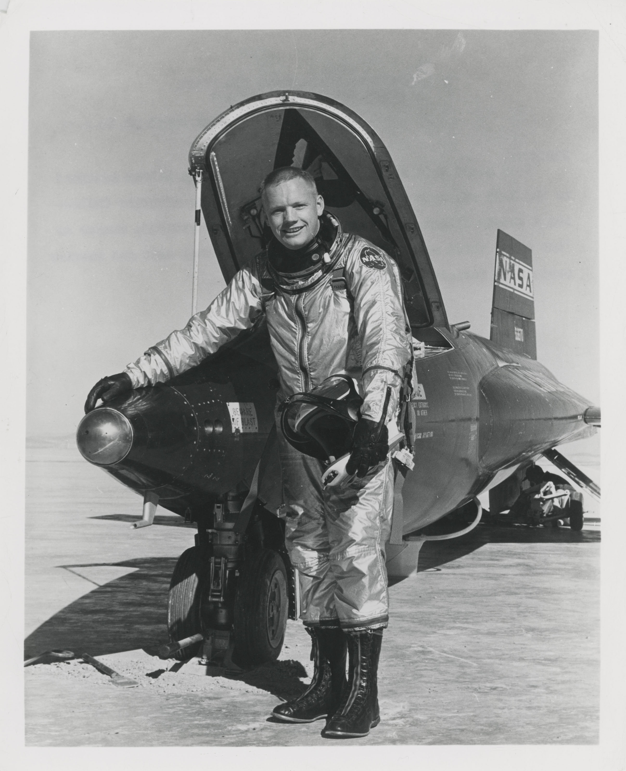 NASA Research Pilot Neil Armstrong after his first X15 flight