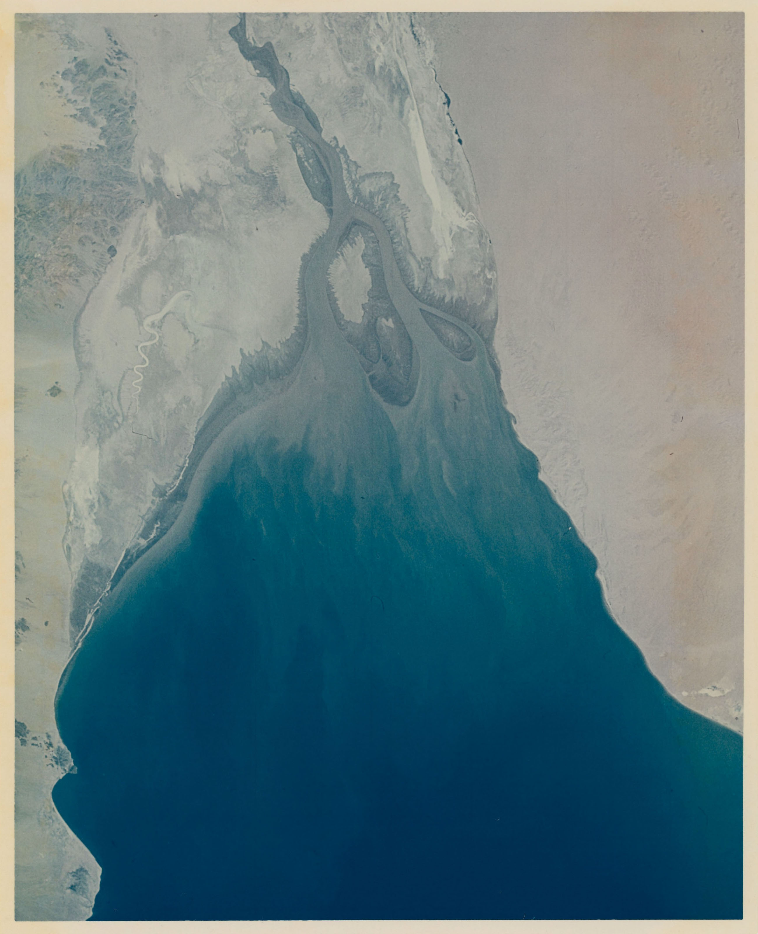 Views Of Earth From Space Gulf Of California Mouth Of The Colorado River Desert And Sand Dunes Saudi Arabia June 3 7 1965 J Mcdivitt E White Gemini Iv Christie S