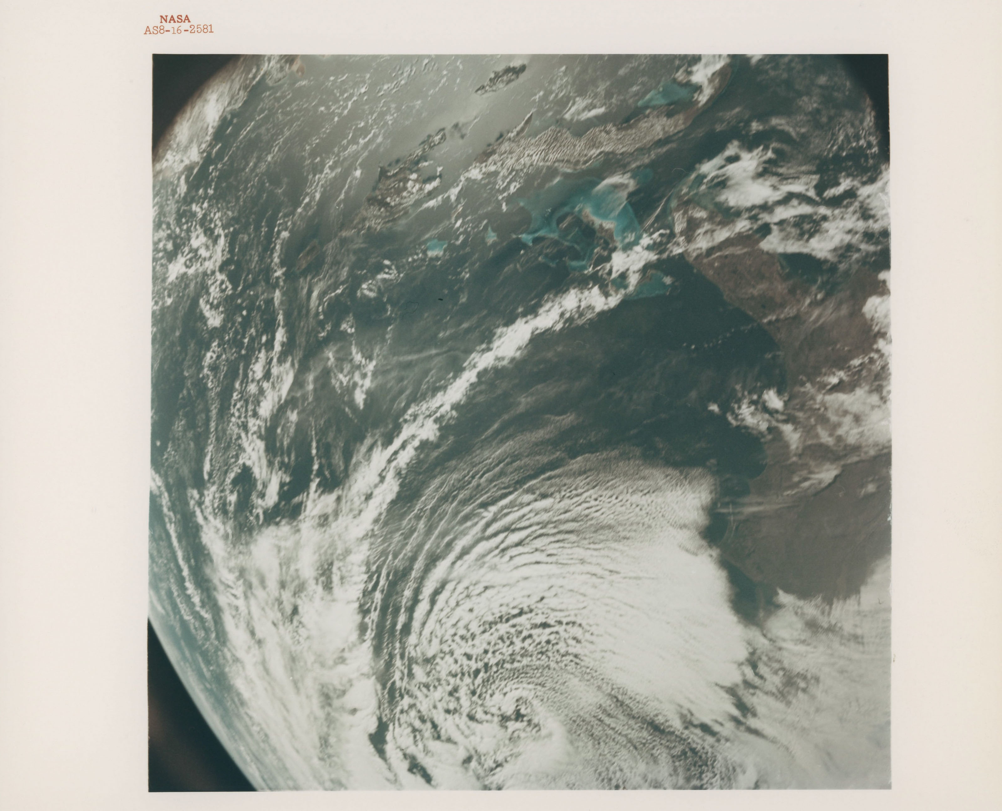 First human-taken photograph of Earth after translunar injection ...