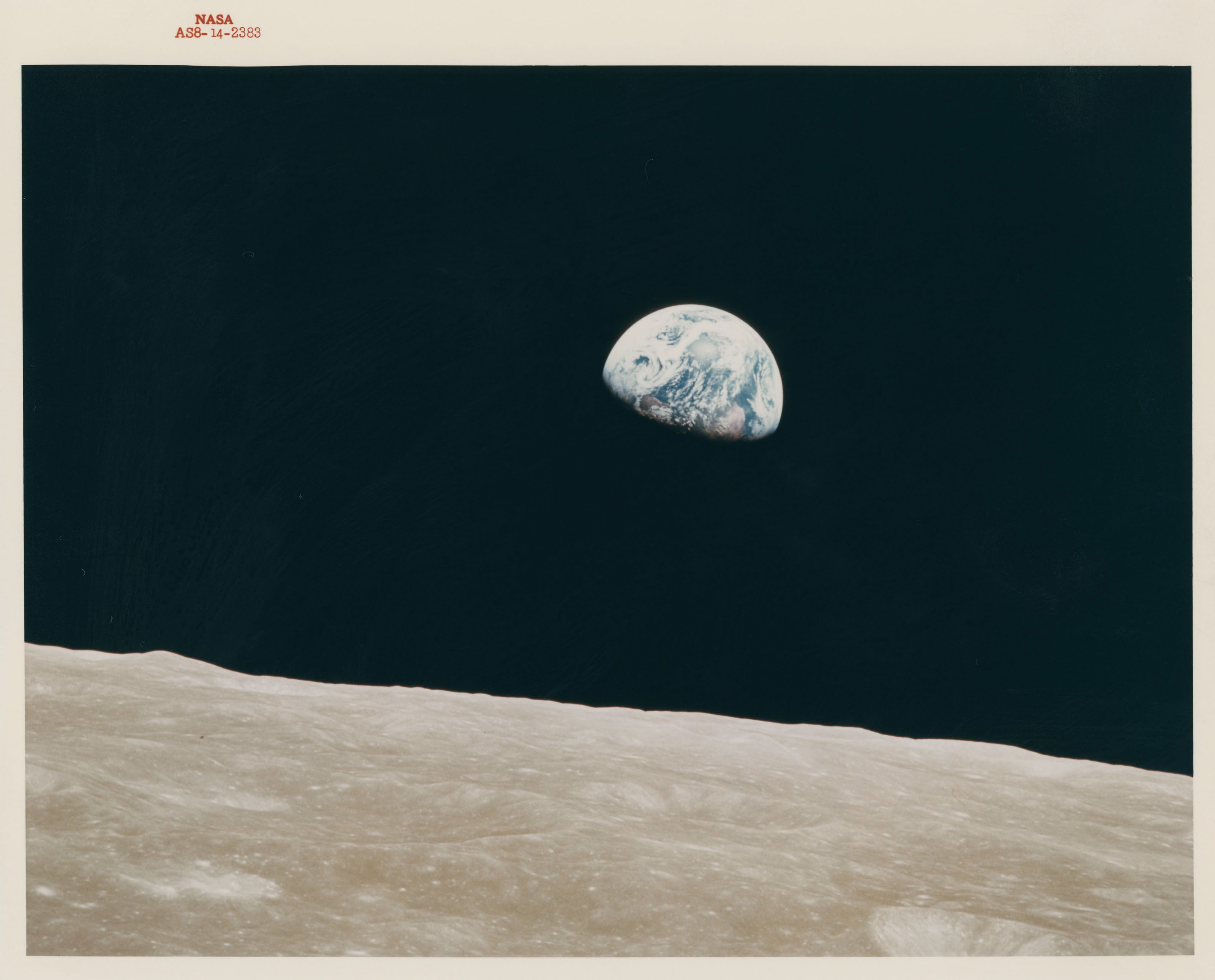 The first human-taken color photograph of Earthrise, December 21-27 ...