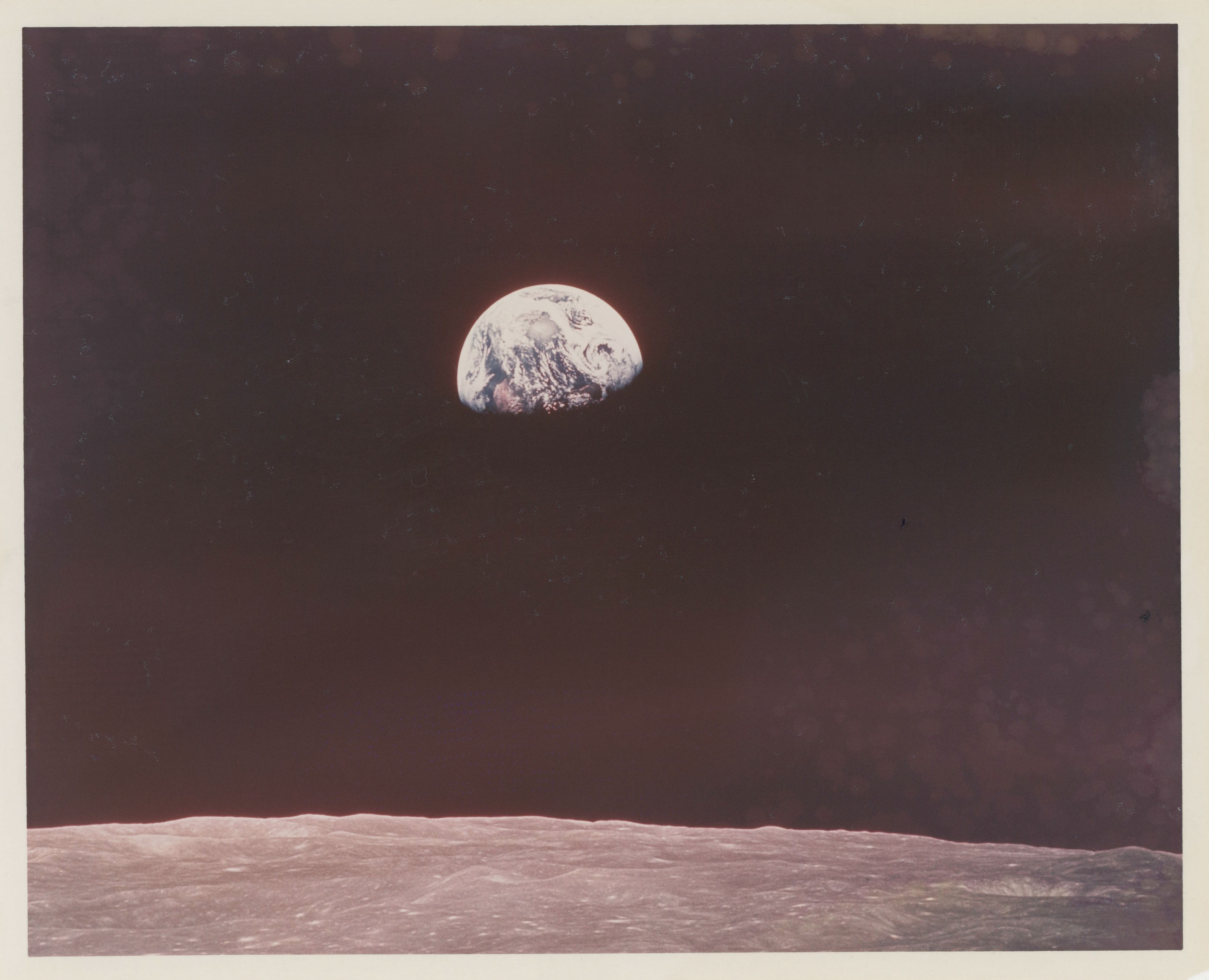 First Earthrise seen by human eyes, William Anders | Christie's