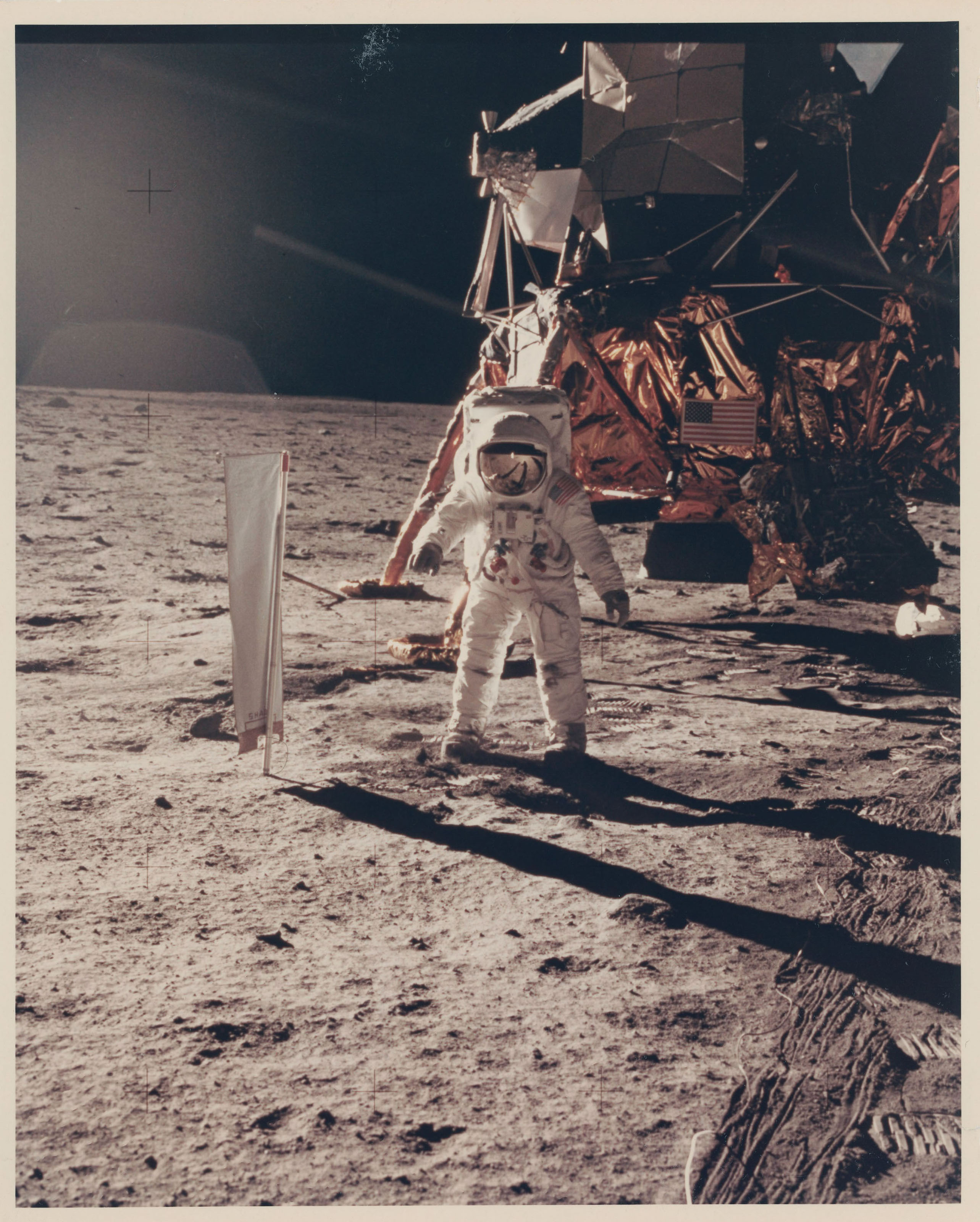 Portrait of Buzz Aldrin on the Moon, July 1624, 1969, Neil Armstrong