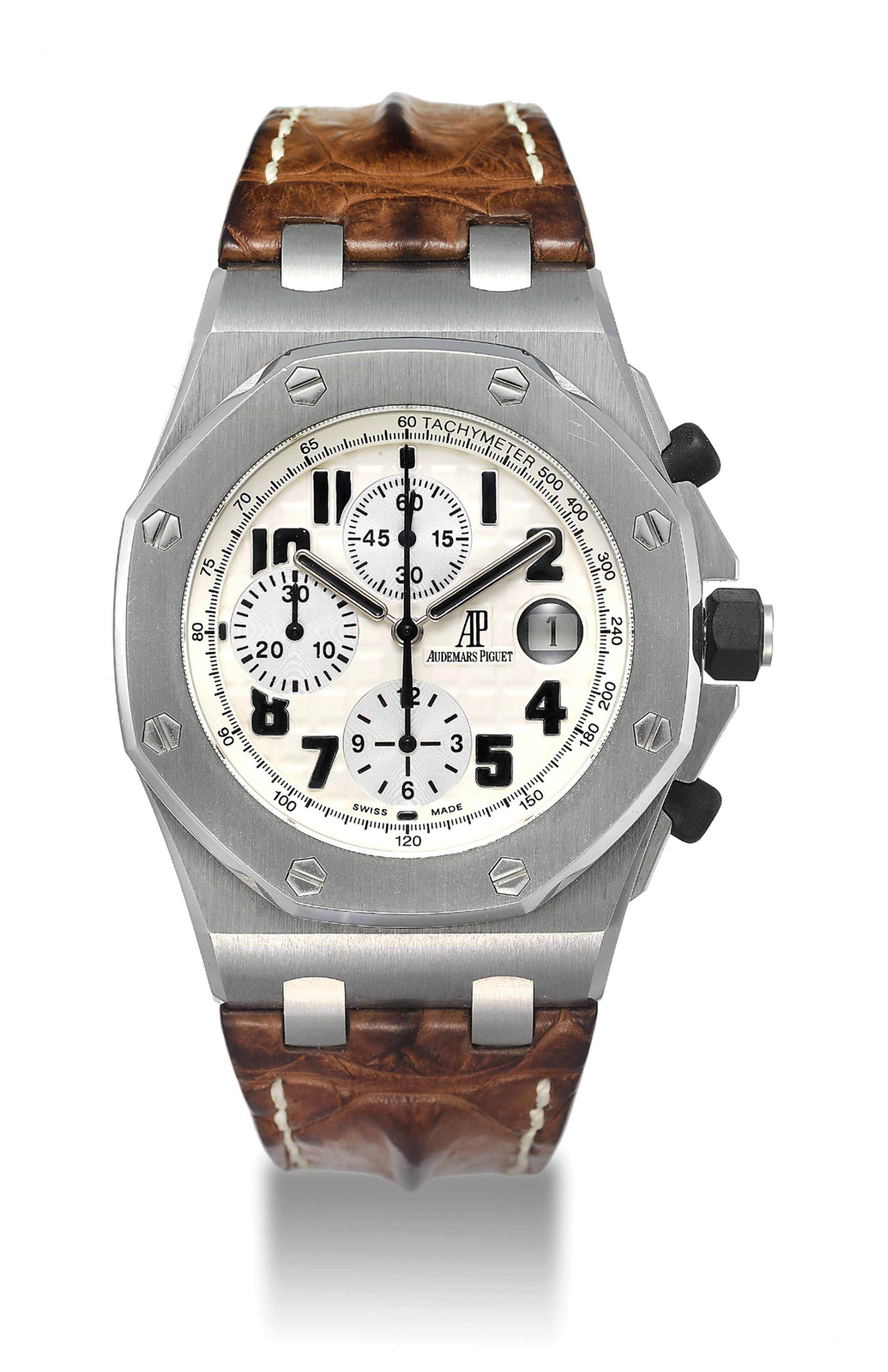 Cadran Audemars Piguet Royal Oak Offshore Safari - 42 Mm, Blanc/argenté, Occasion (cadran Seul)