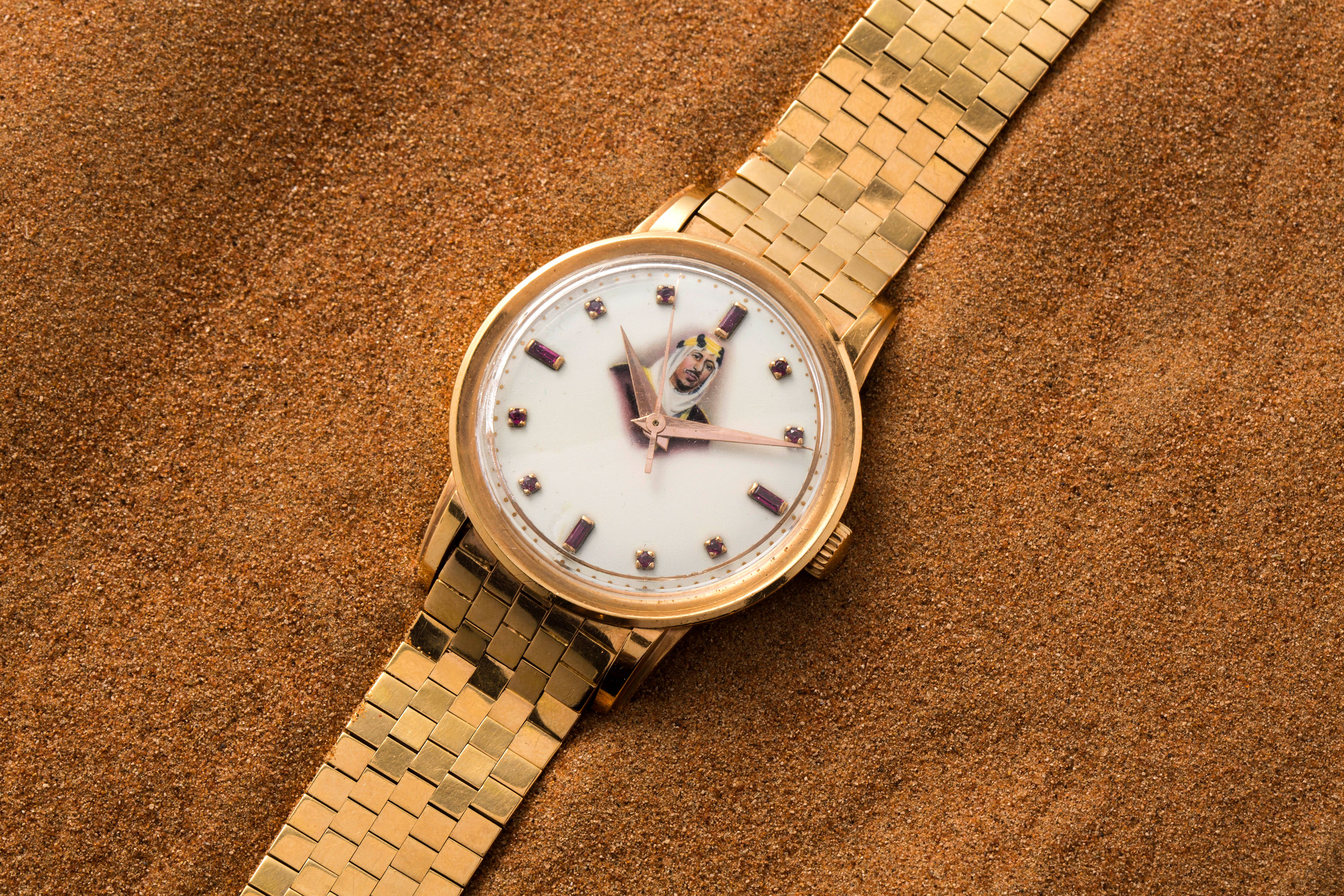 PATEK PHILIPPE, PINK GOLD AND RUBIES, 2481 MADE IN HOMAGE