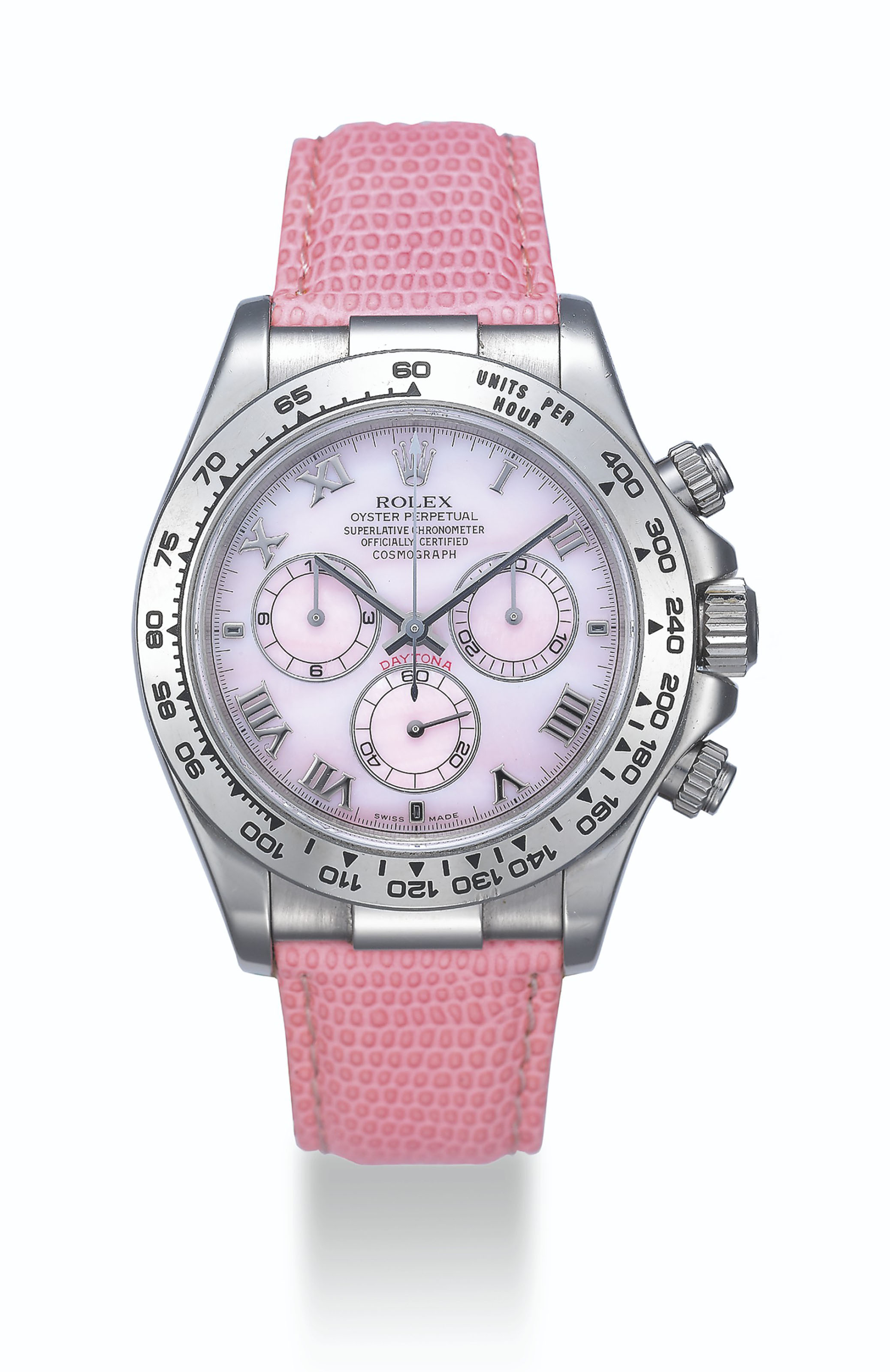 Rolex cheap pink daytona