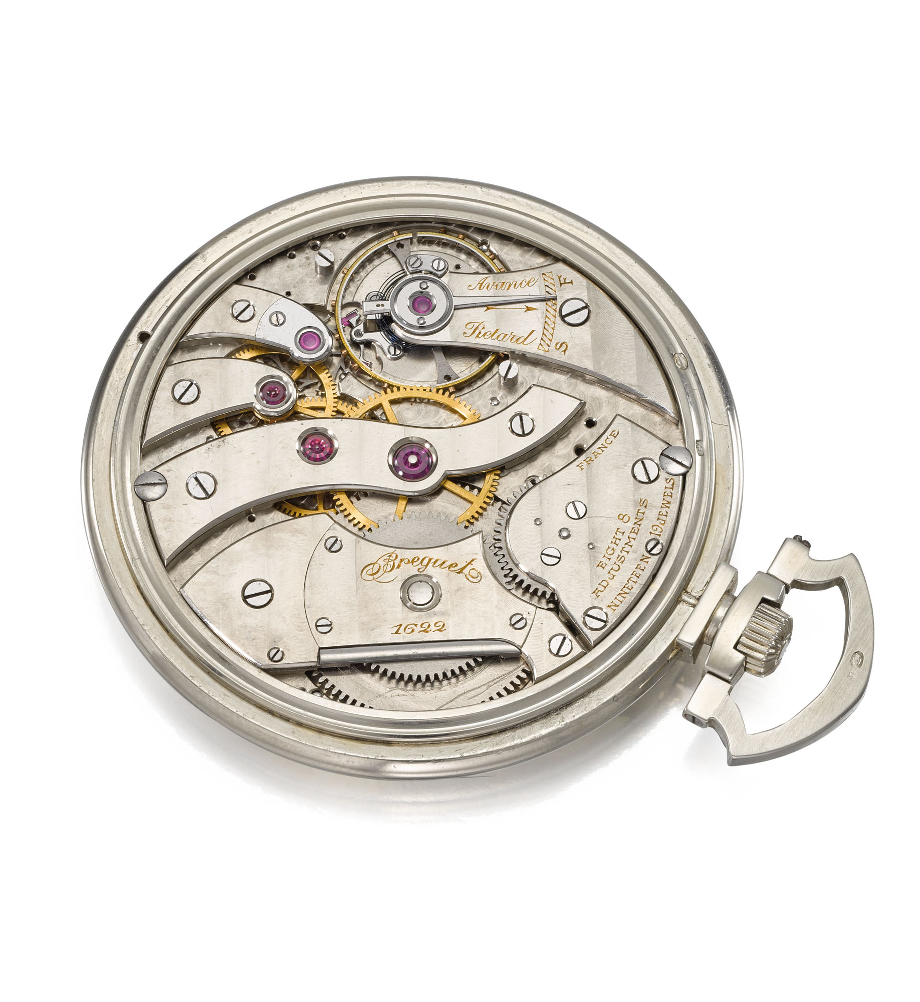 Breguet A very fine and extremely rare 18K white gold and Osmior jump