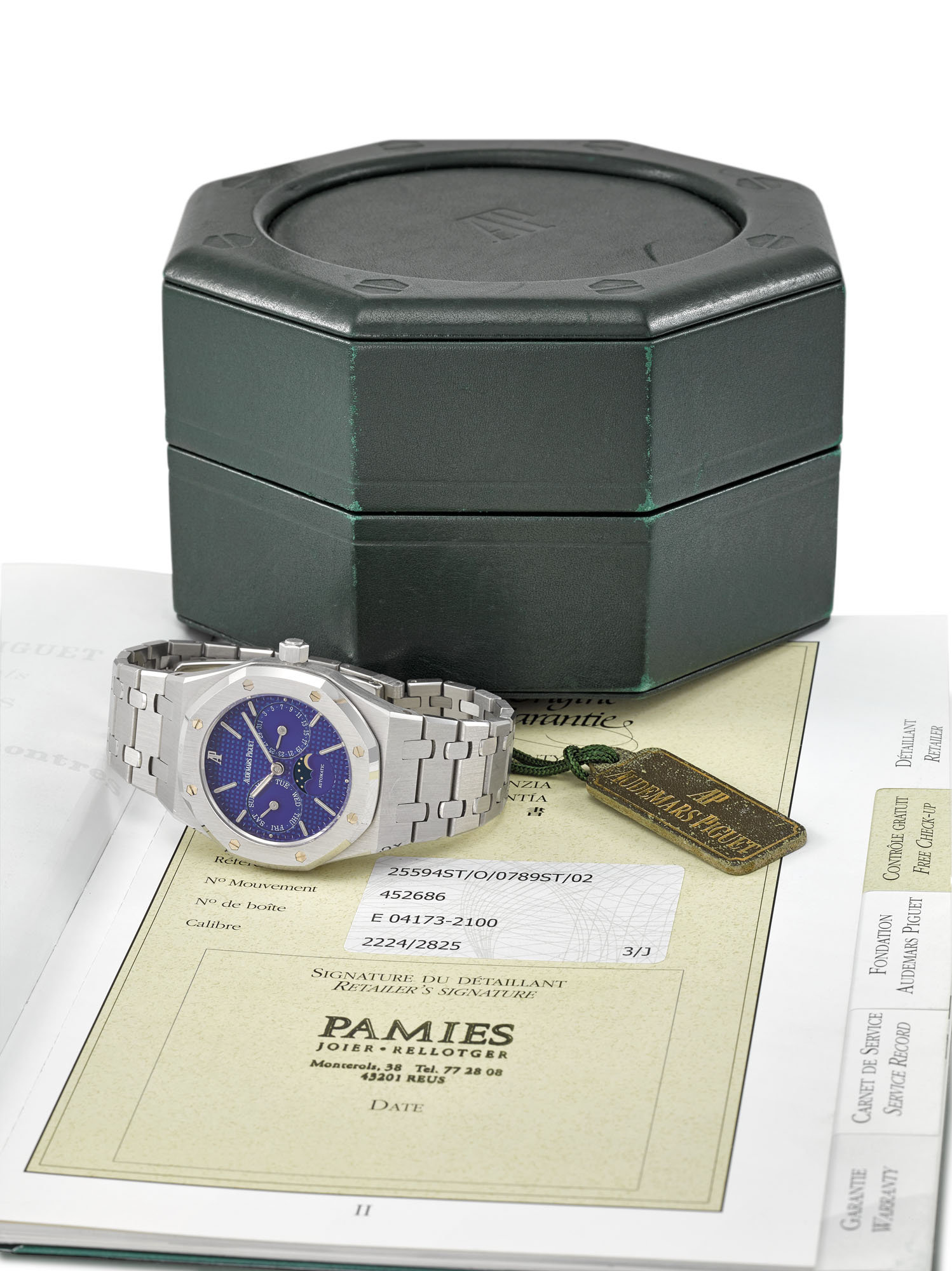 Scatola audemars sales piguet royal oak