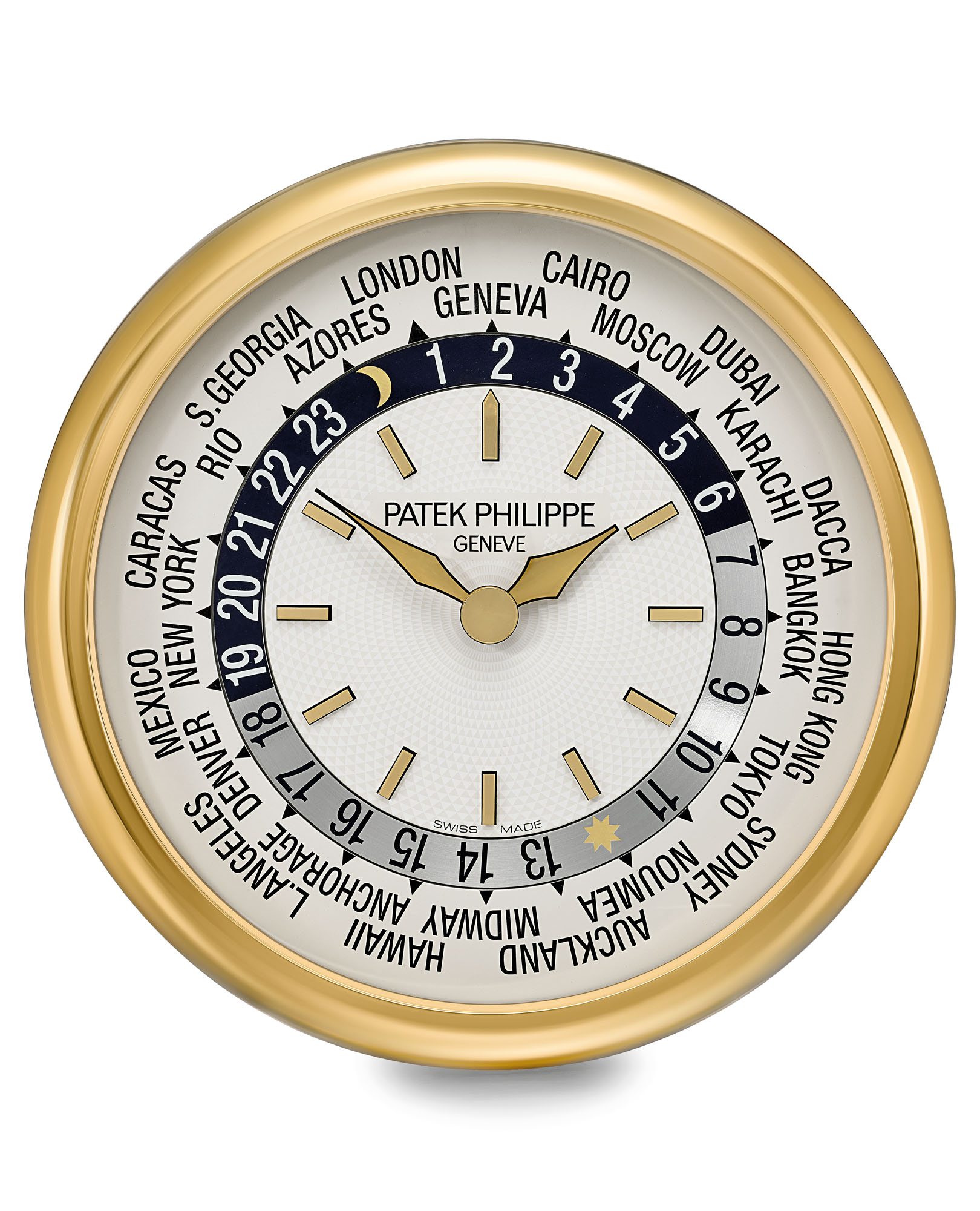 PATEK PHILIPPE. A FINE AND RARE 18K GOLD WRISTWATCH WITH BOX