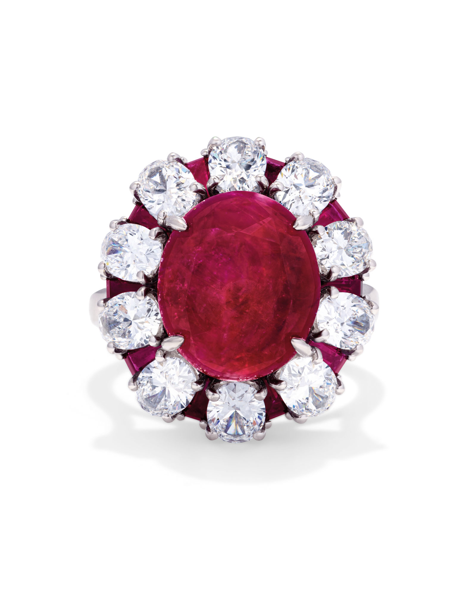 Ruby And Diamond Ring Harry Winston