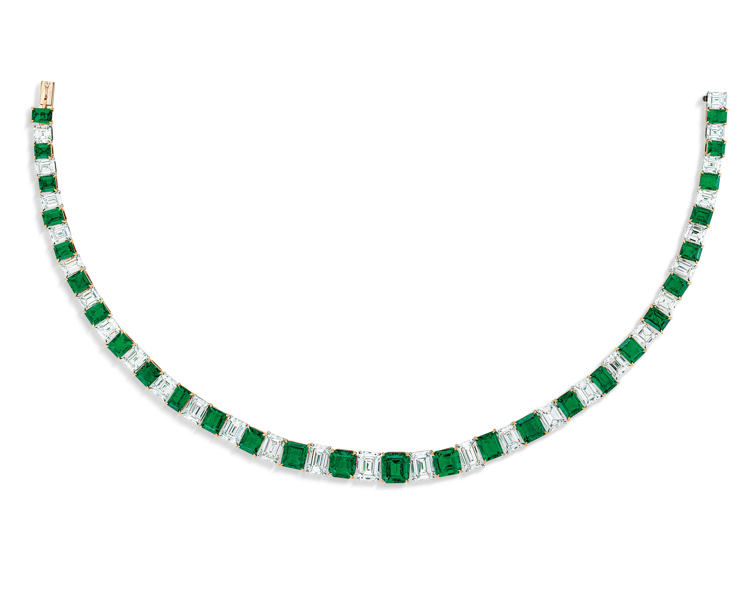 EMERALD AND DIAMOND NECKLACE, PEDERZANI