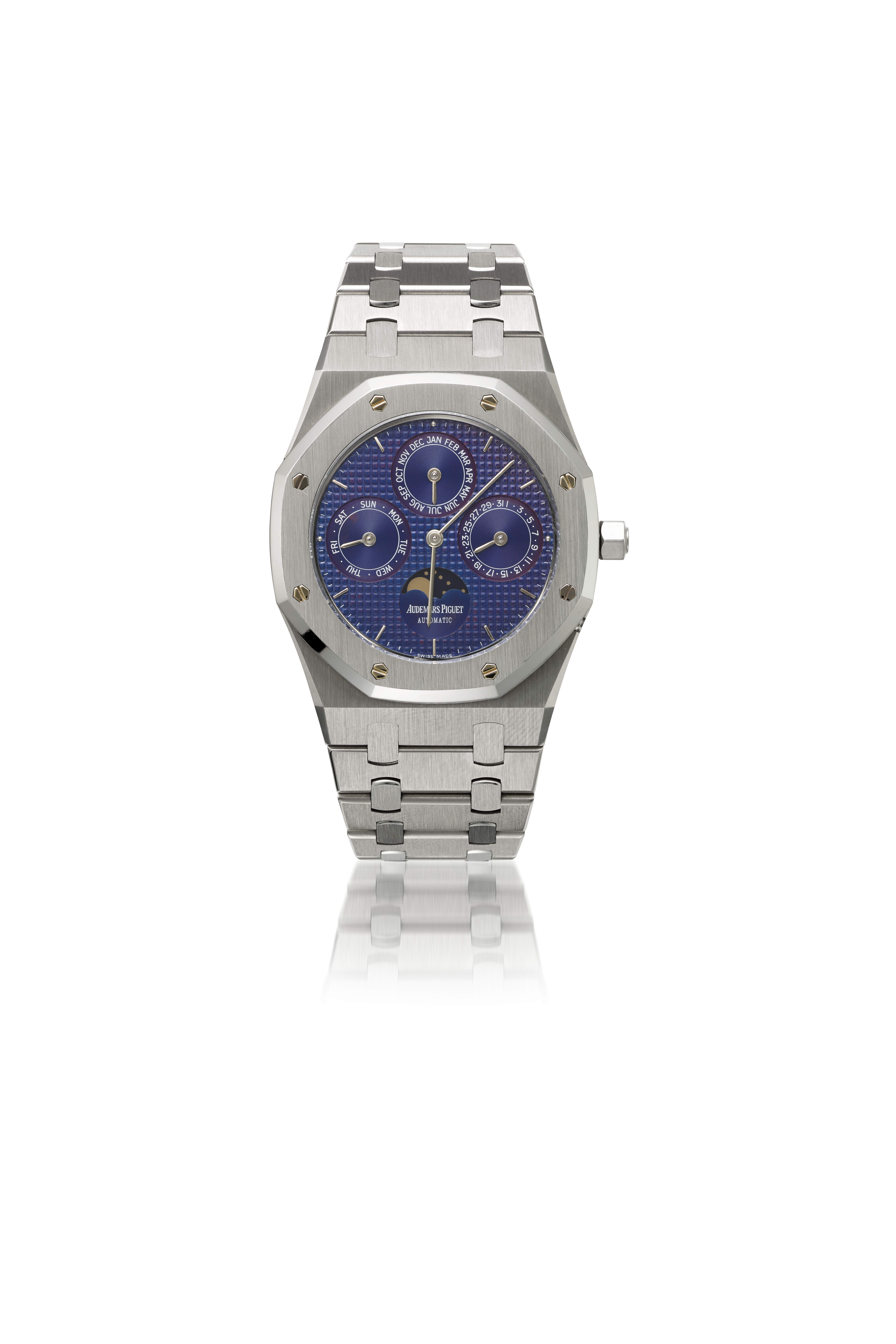 AUDEMARS PIGUET STAINLESS STEEL ROYAL OAK PERPETUAL CALENDAR