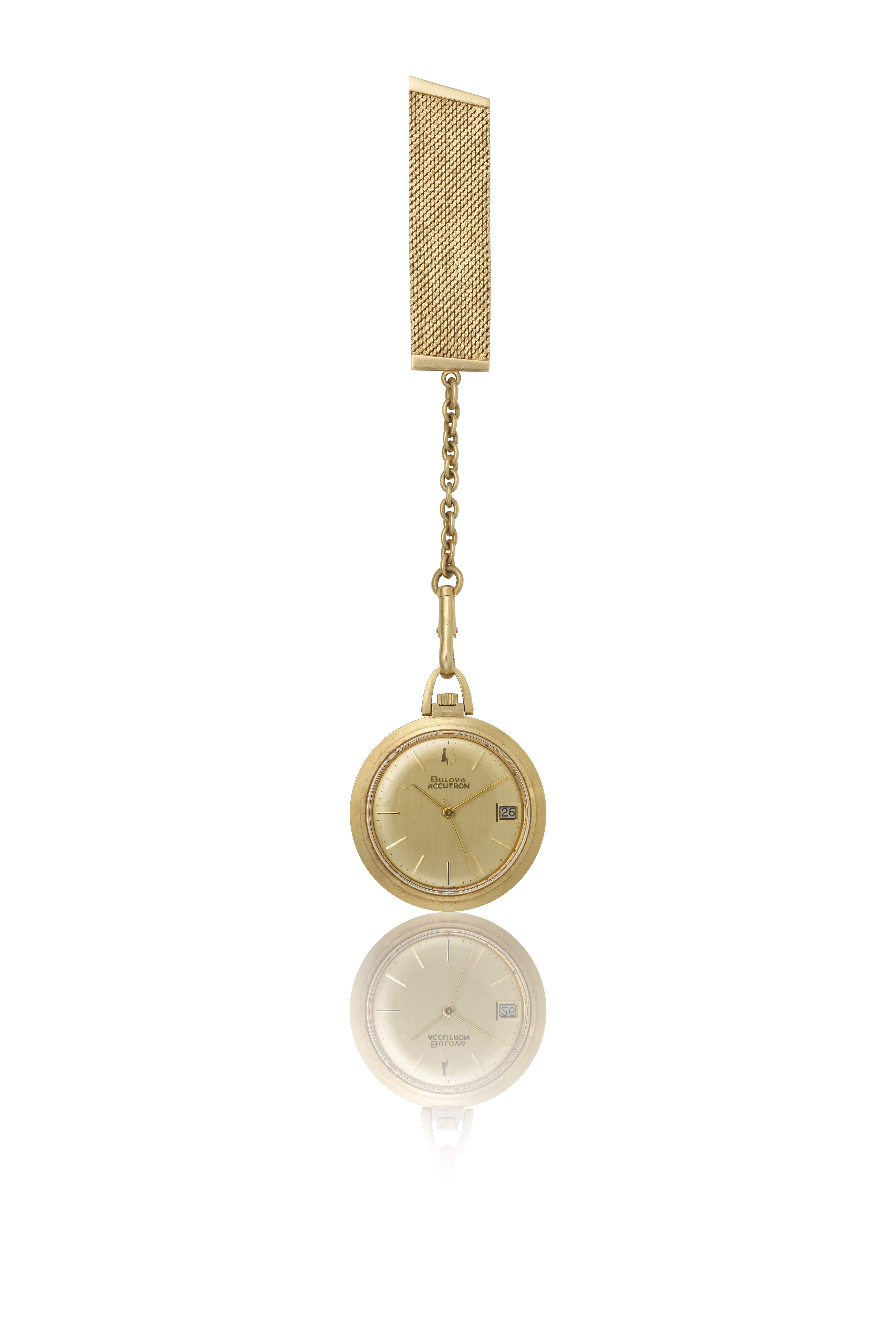Bulova accutron quartz pocket watch deals