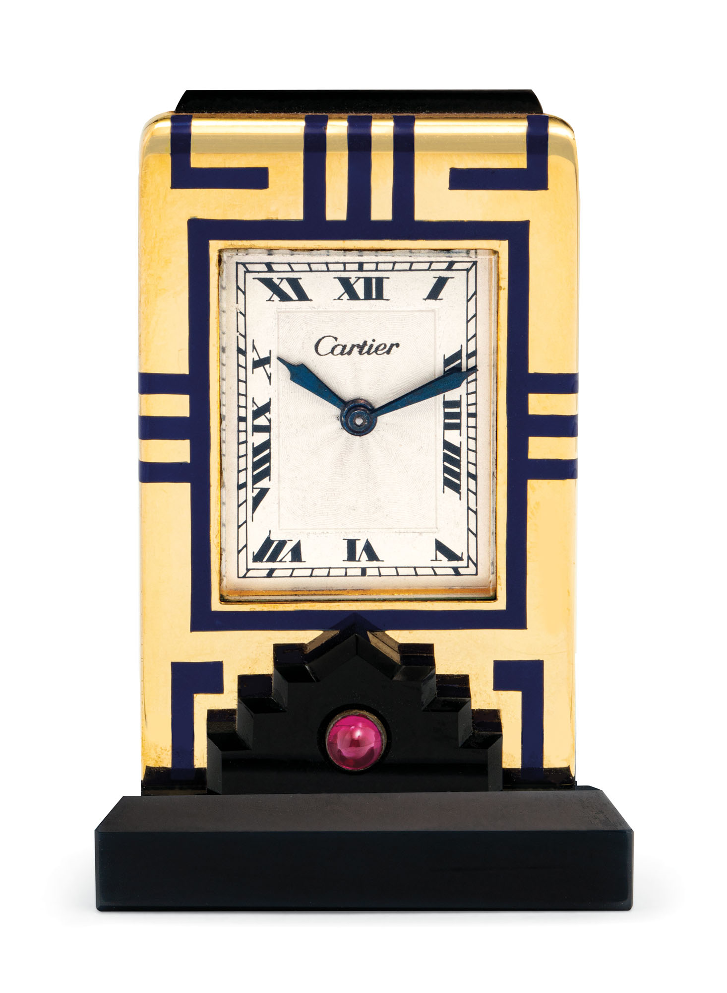 ART DECO DESK CLOCK, CARTIER, | Christie's