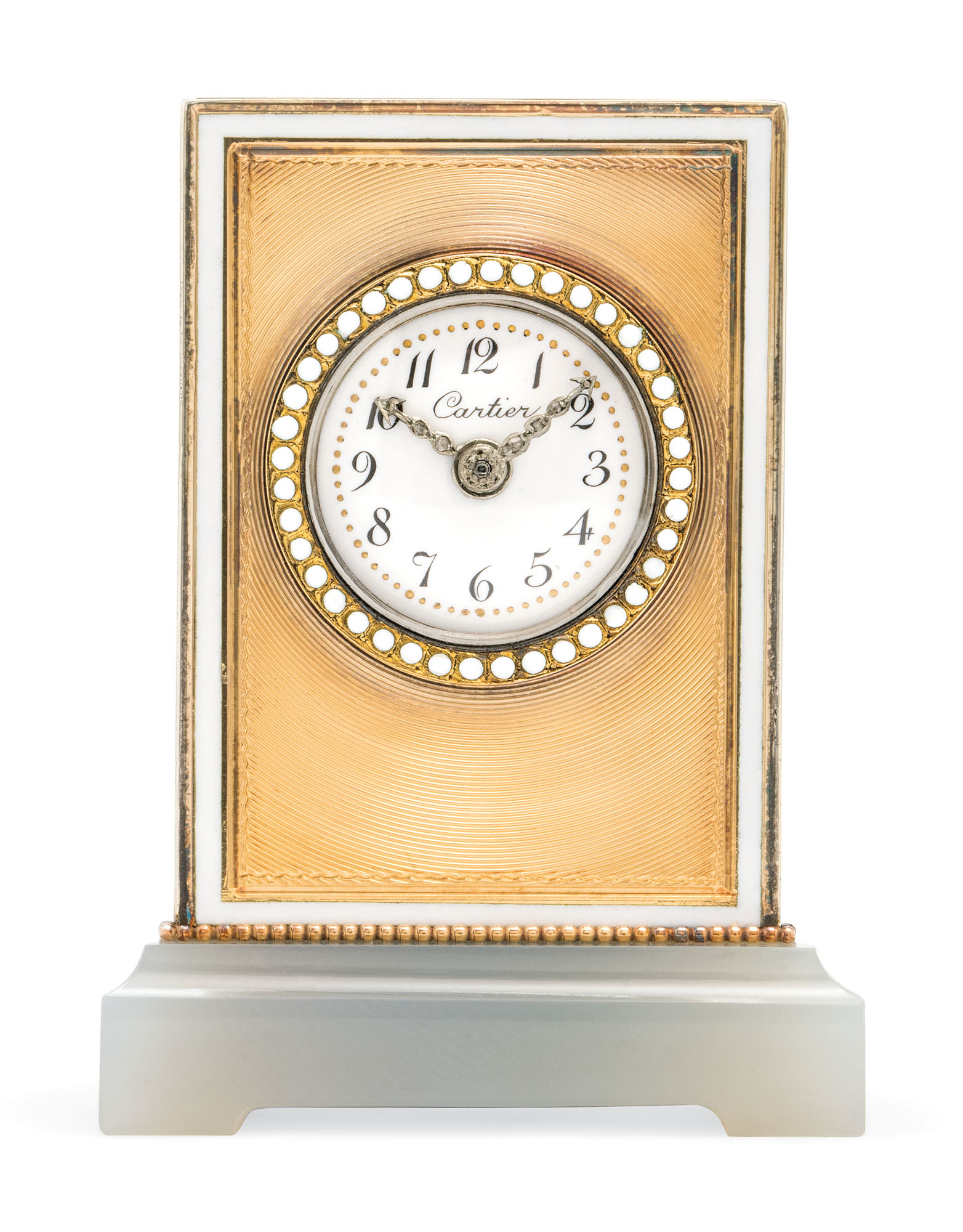 ART DECO DESK CLOCK, CARTIER, | Christie's