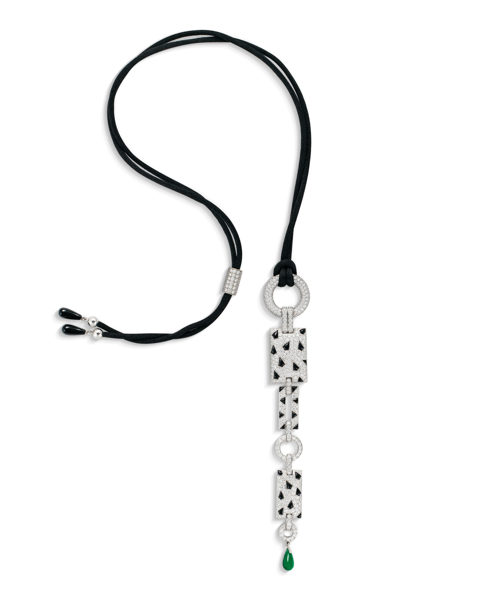 Cartier onyx necklace top
