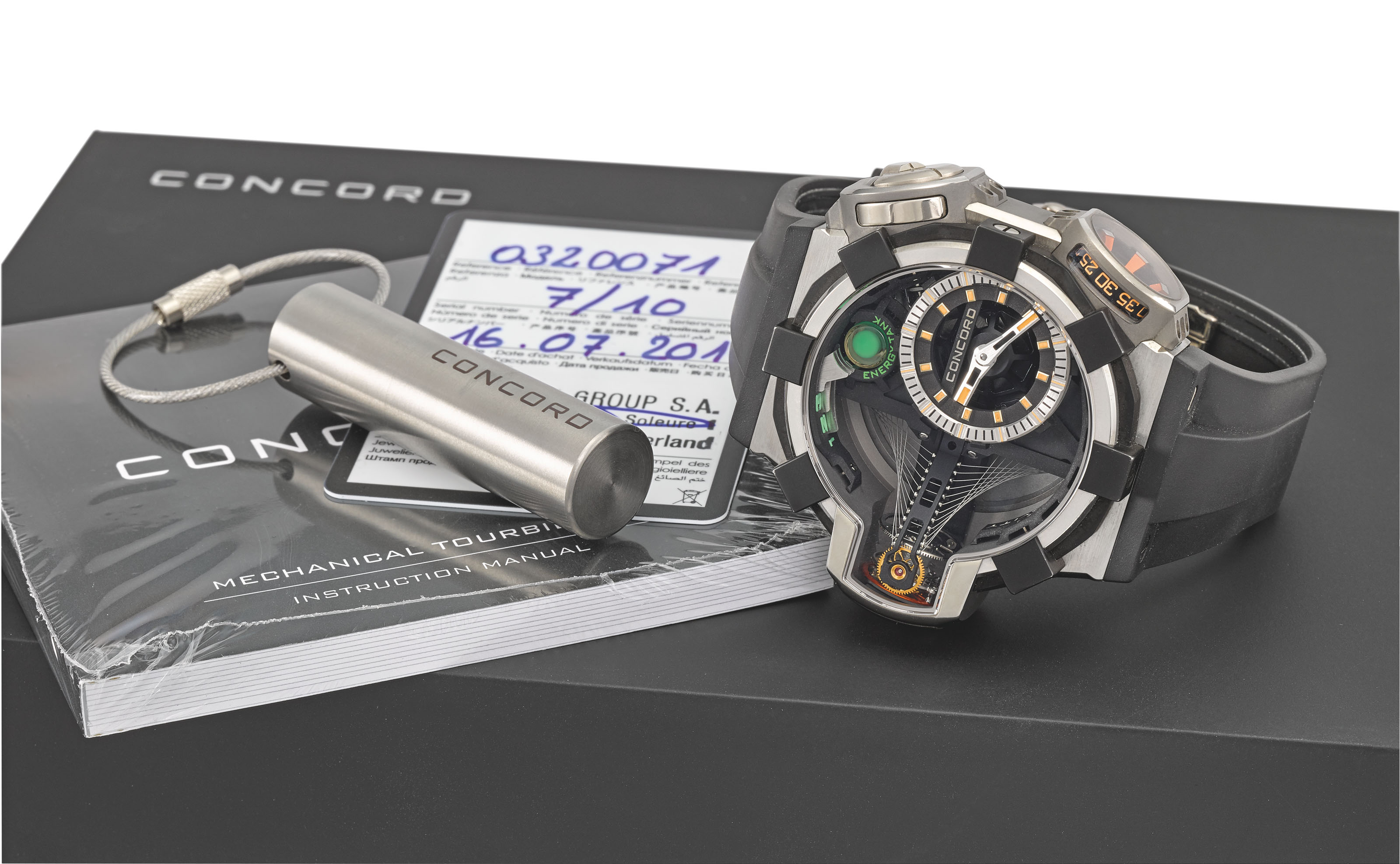 CONCORD LIMITED EDITION TITANIUM AND WHITE GOLD LAB SERIES C1