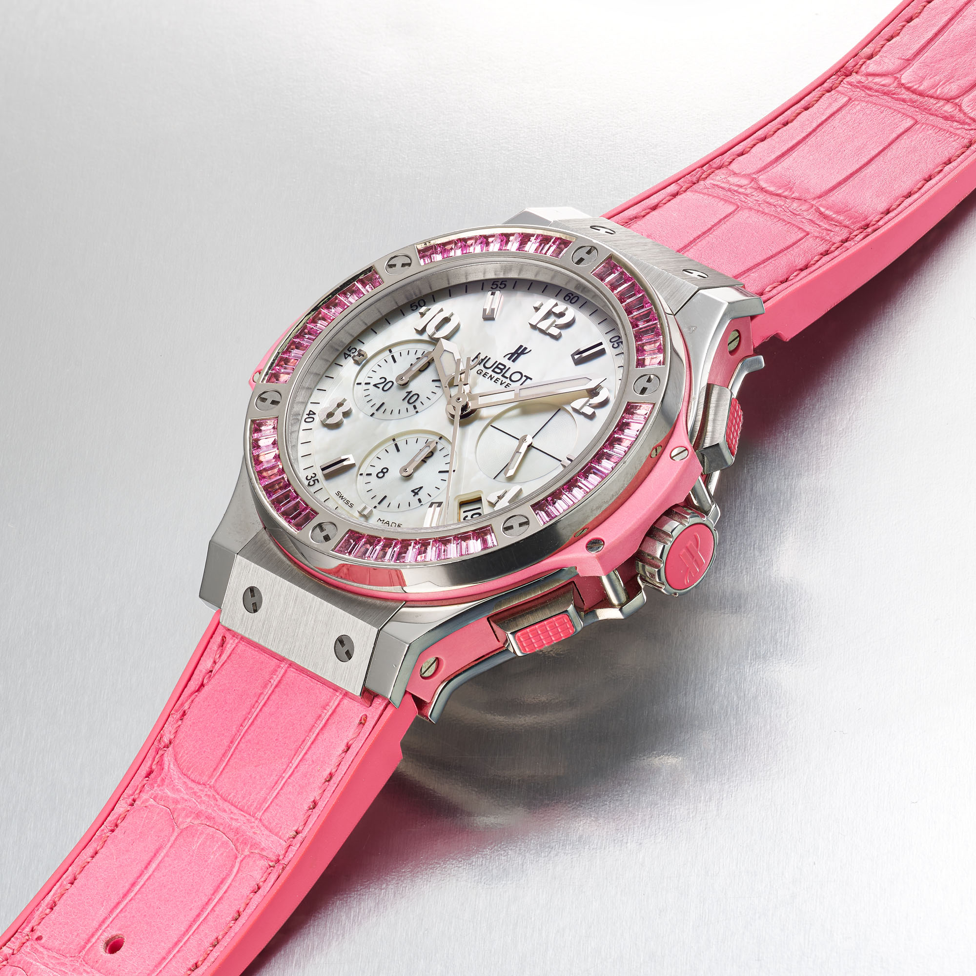 Hublot tutti frutti pink hot sale