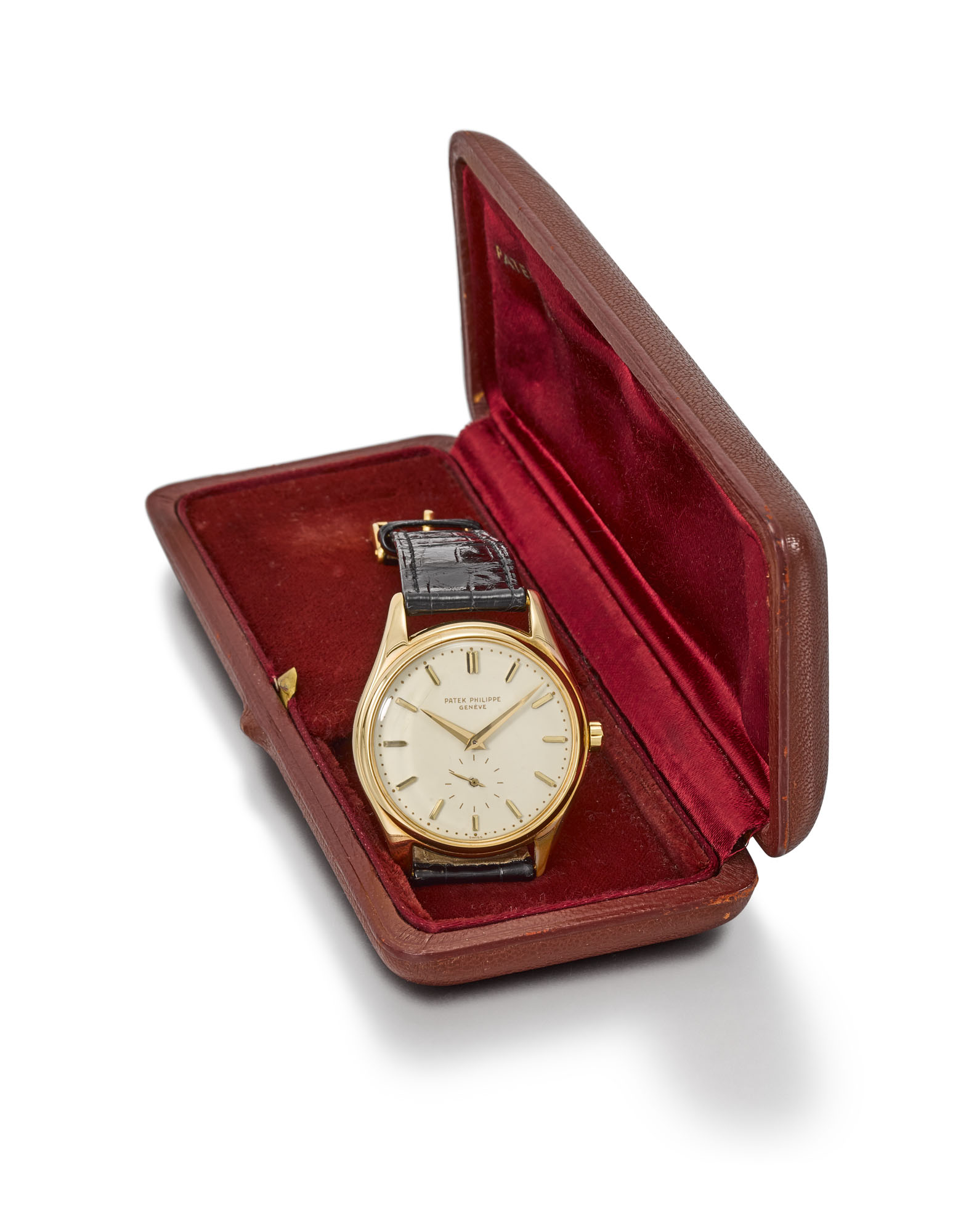 PATEK PHILIPPE YELLOW GOLD REF. 2526 SOLD BY BEYER ZURICH WITH ORIGINAL CERTIFICATE MOVEMENT NO. 762 978 CASE NO. 694 794 Christie s