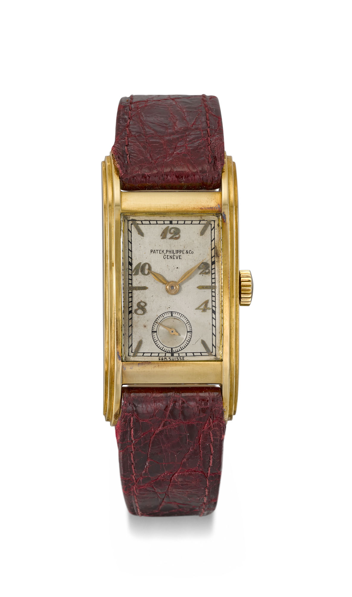 PATEK PHILIPPE, YELLOW GOLD WRISTWATCH WITH BREGUET NUMERALS, REF