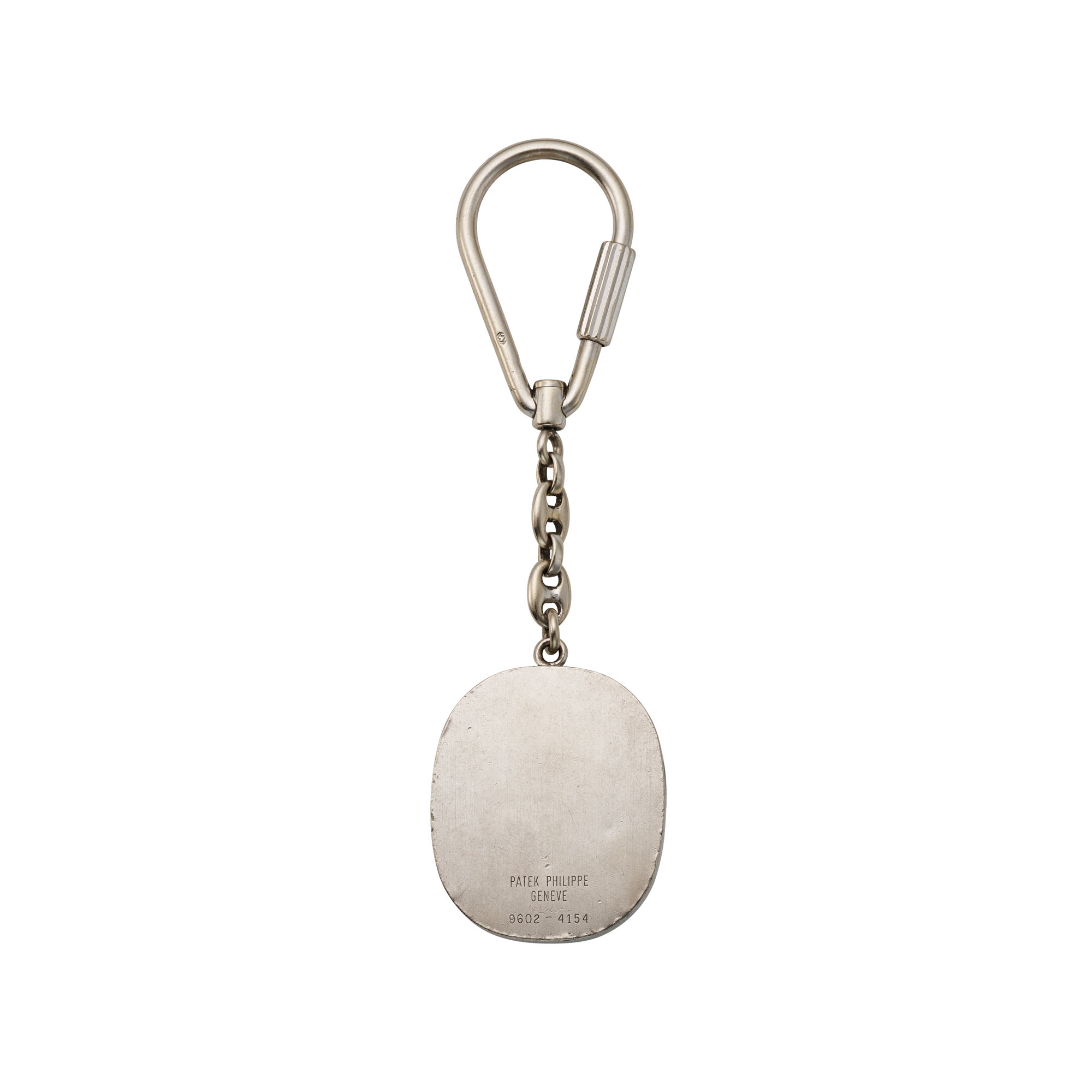 PATEK PHILIPPE, WHITE GOLD GOLDEN ELLIPSE KEY RING, REF. 9602, NO