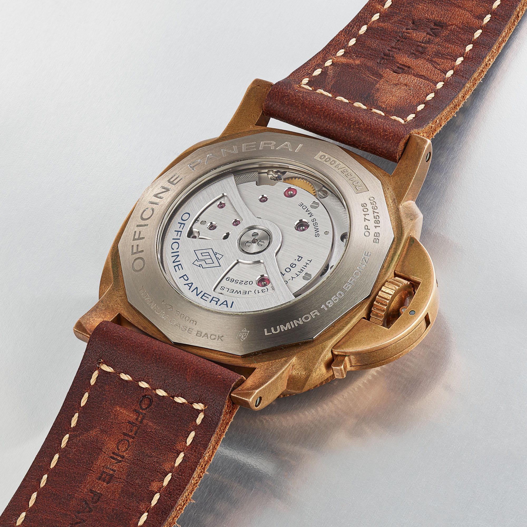 Bronze Luminor Panerai First Copy PANERAI, BRONZE AND TITANIUM