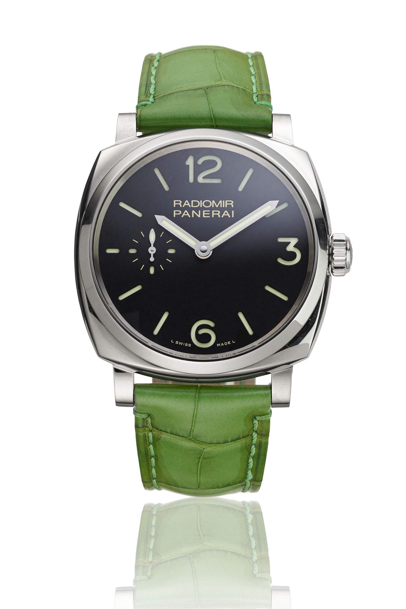PANERAI STEEL LIMITED SERIES RADIOMIR 1940 3 DAYS ACCIAIO PAM00574 OP6972 NO. T0265 0500 MOVEMENT NO. 006111 CASE NO. PL0021071 Christie s