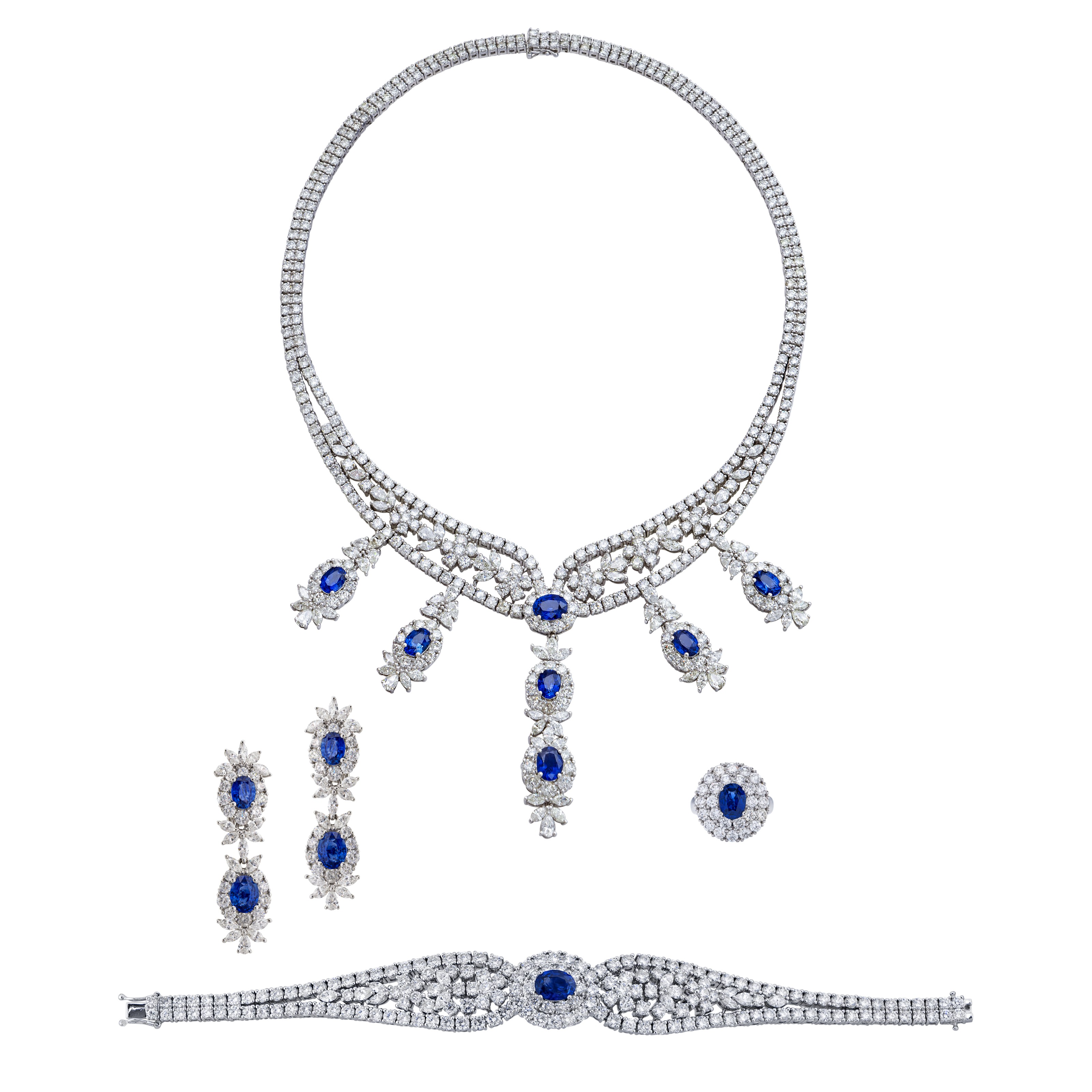 Diamond necklace cheap under 60000