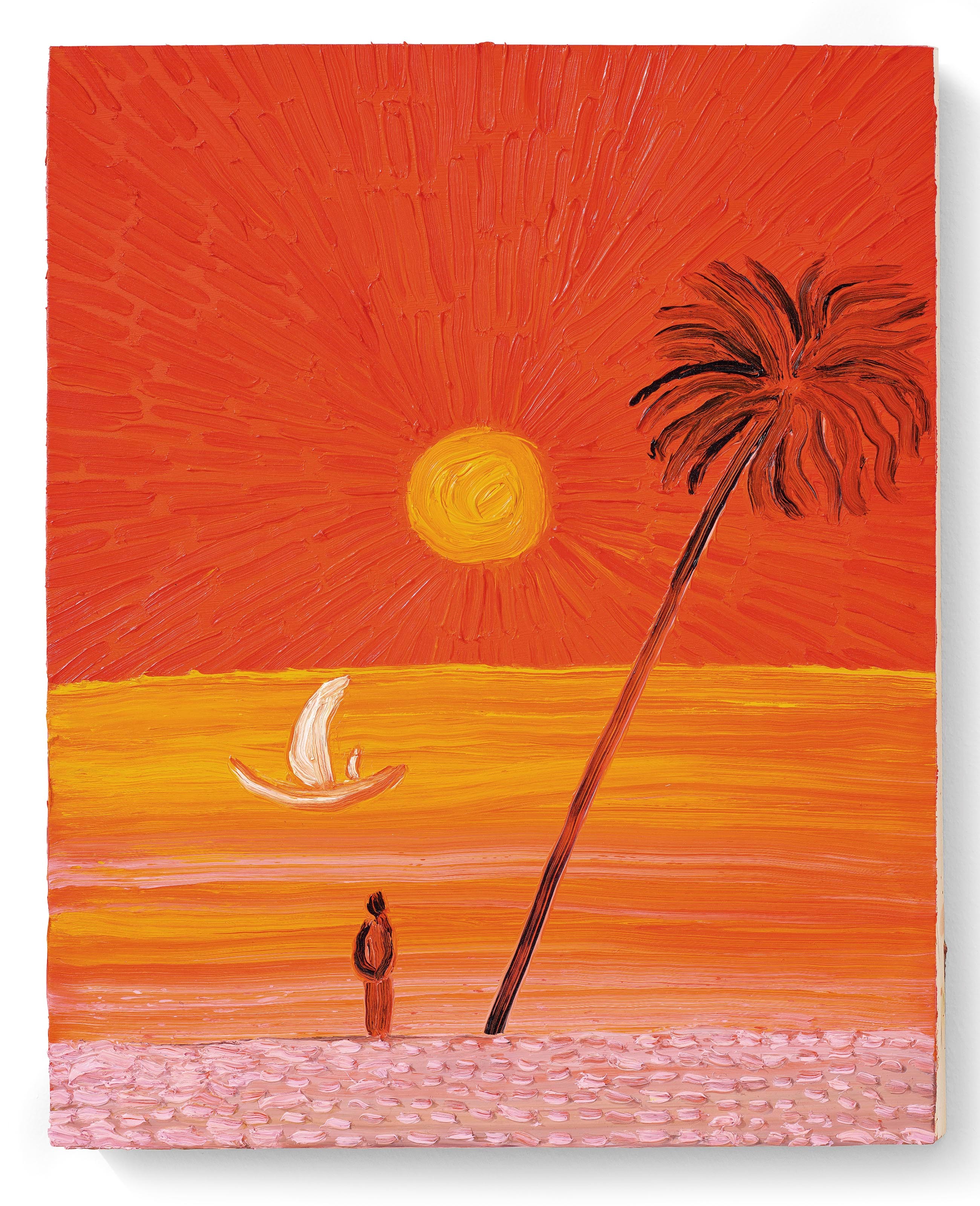 Matthew Wong (1984-2019), The Journey Home, 2017. Oil on wooden panel (triptych). 19⅞ x 16 in (50.5 x 40.5 cm) each. Estimate: HK$700,000-1,500,000. Offered in Modern and Contemporary Art Evening Sale on 2 December 2020 at Christie&rsquo;s in Hong Kong