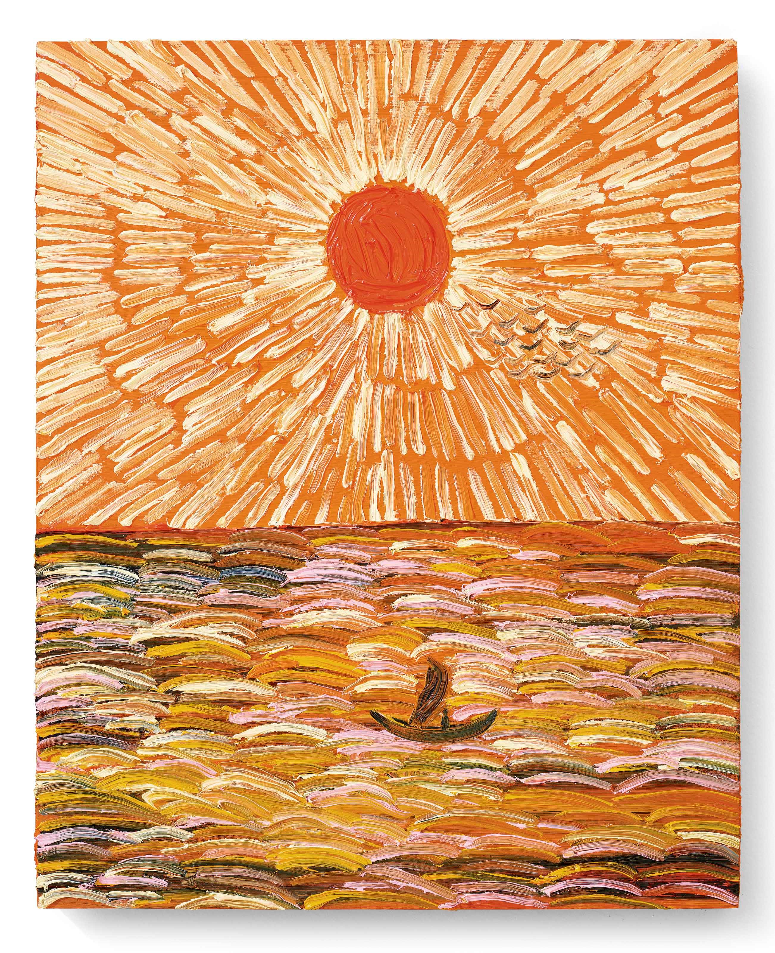 Matthew Wong (1984-2019), The Journey Home, 2017. Oil on wooden panel (triptych). 19⅞ x 16 in (50.5 x 40.5 cm) each. Estimate: HK$700,000-1,500,000. Offered in Modern and Contemporary Art Evening Sale on 2 December 2020 at Christie&rsquo;s in Hong Kong