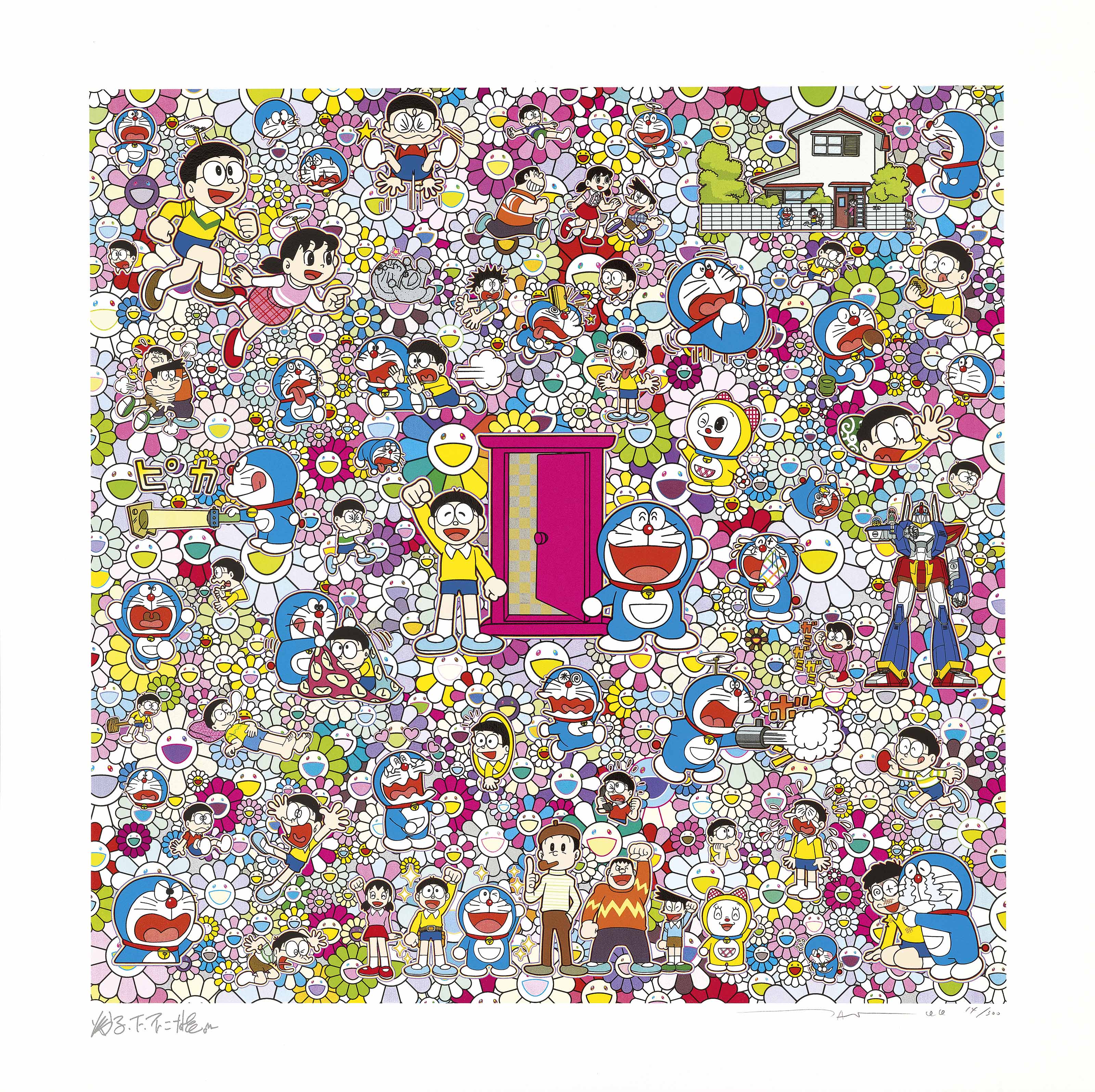 takashi murakami x doraemon puzzle