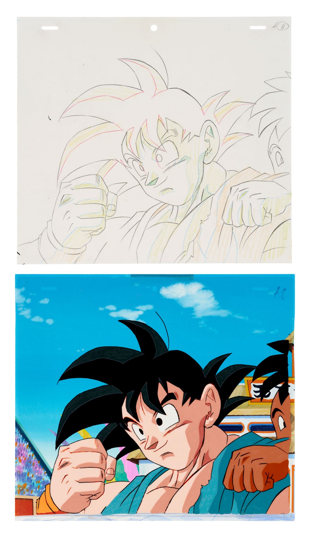 Dragon Ball Z By Toei Animation Son Goku And Majin Buu Son