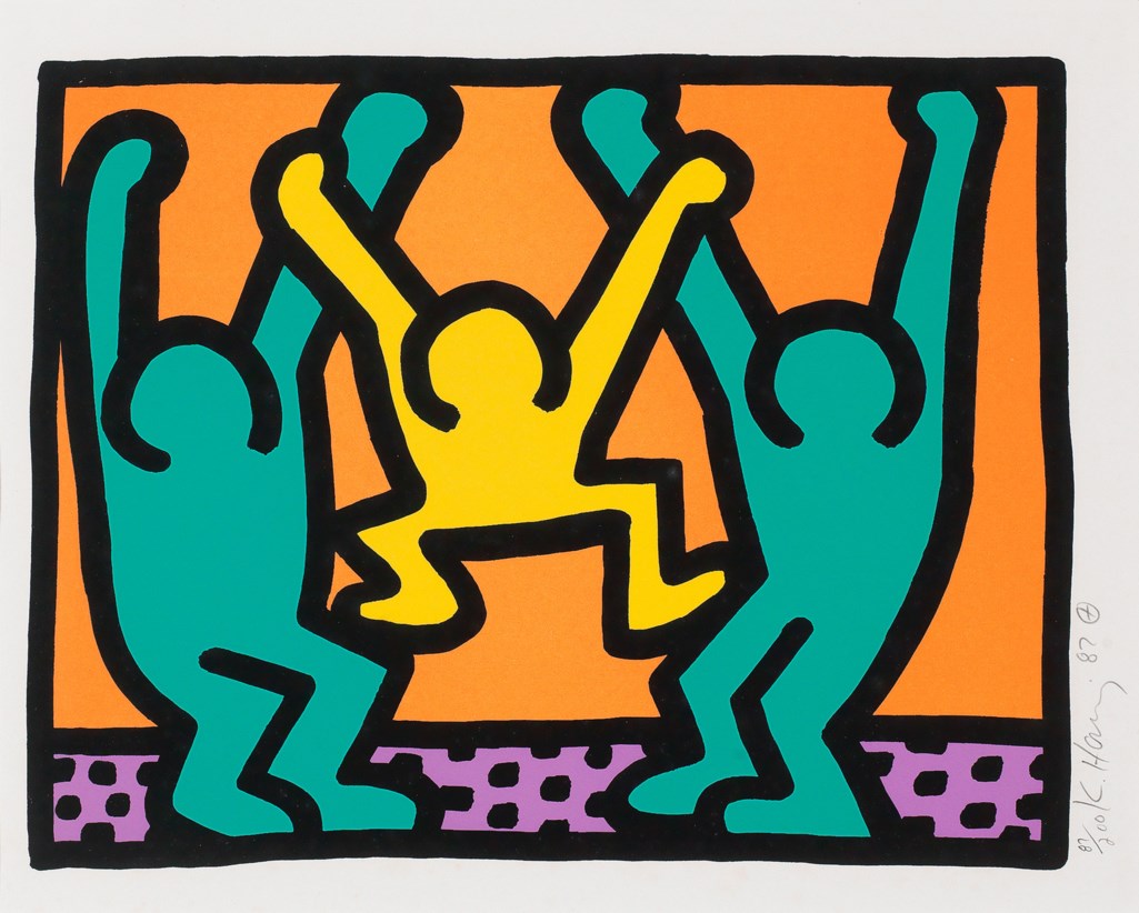 KEITH HARING (19581990), Pop Shop I one plate Christie’s