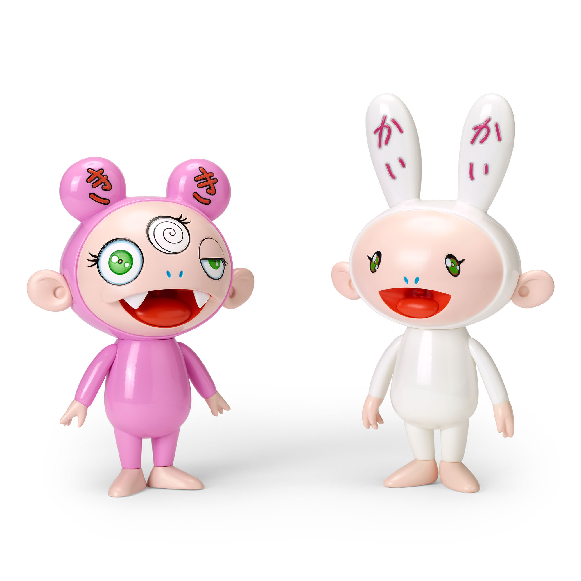 TAKASHI MURAKAMI (B. 1962), Kaikai-chan; & Kiki-chan (both