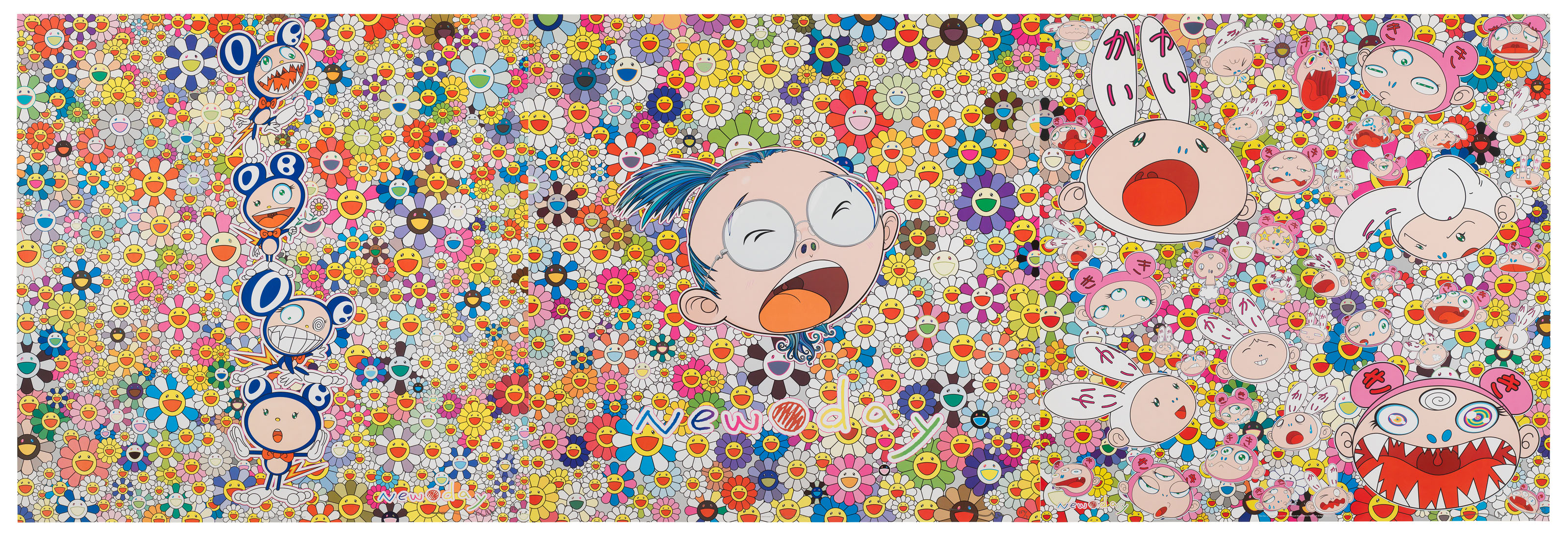 TAKASHI MURAKAMI (B. 1962), New Day: DOB Totem Pole New ;& Day