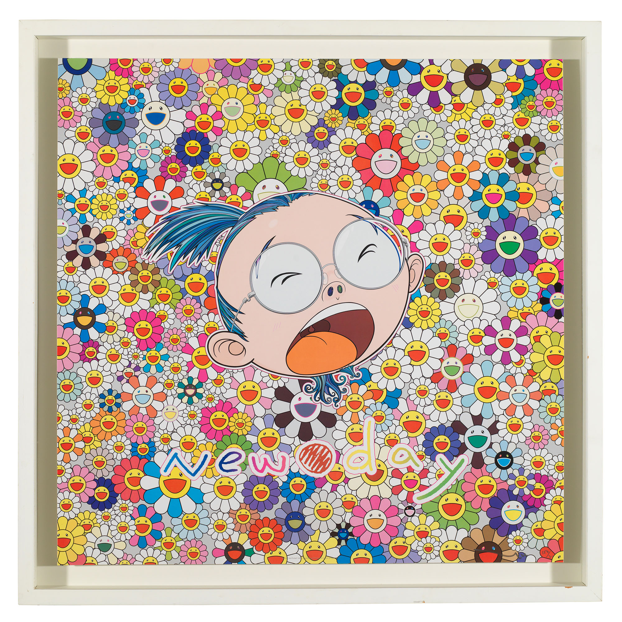 村上隆 版画 ニューデイ セルフポートレイトTakashi Murakami Yahoo!オークション - 村上隆 版画 【ニューデイ セルフポート