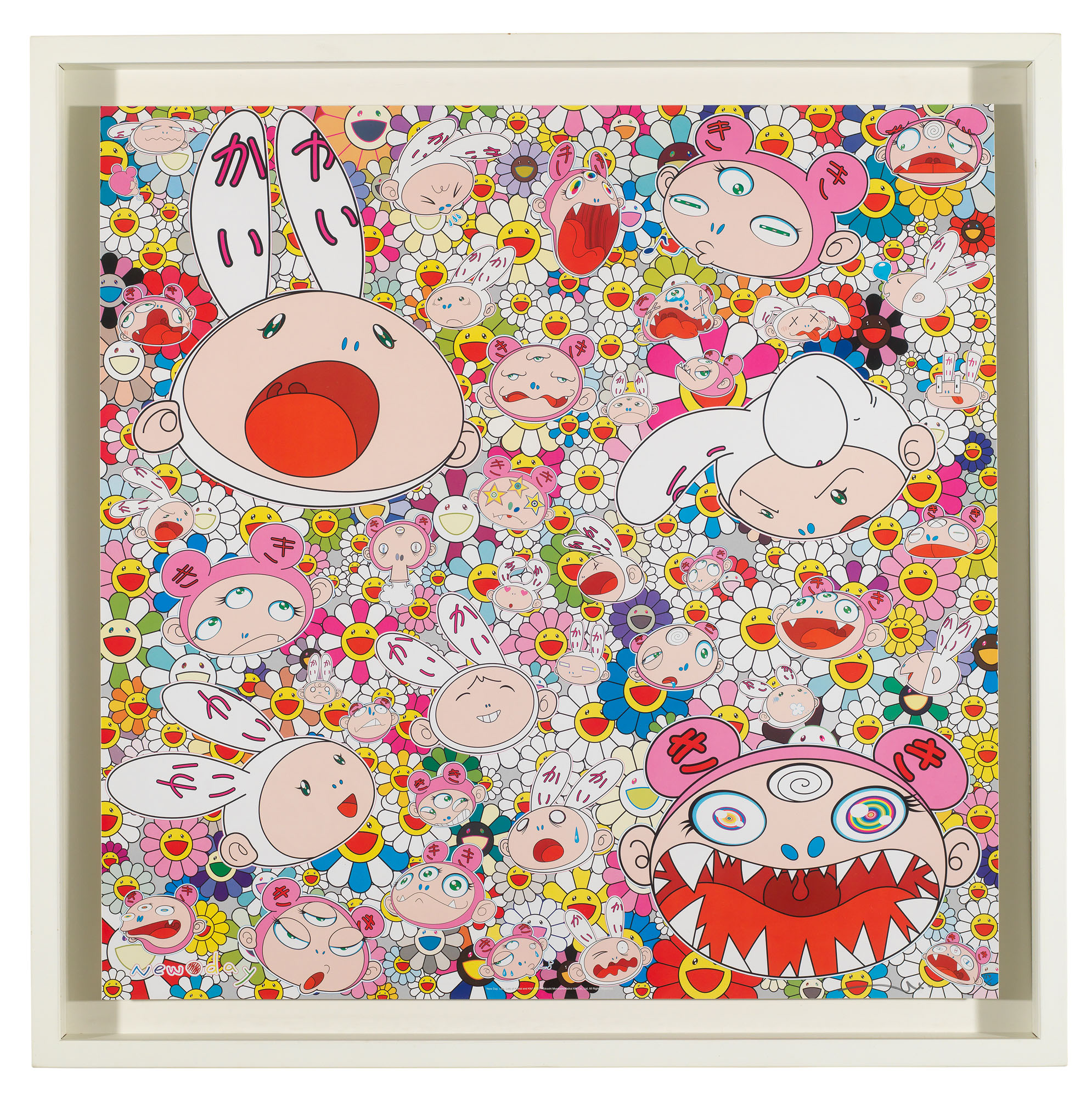 TAKASHI MURAKAMI (B. 1962), New Day: DOB Totem Pole New ;& Day