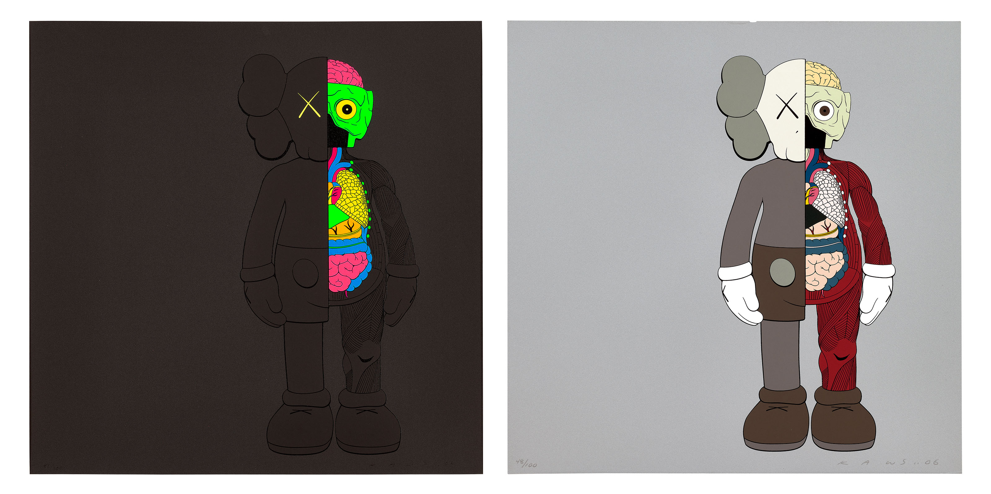 KAWS (B. 1974), Dissected Companion (Grey & Black) | Christie's