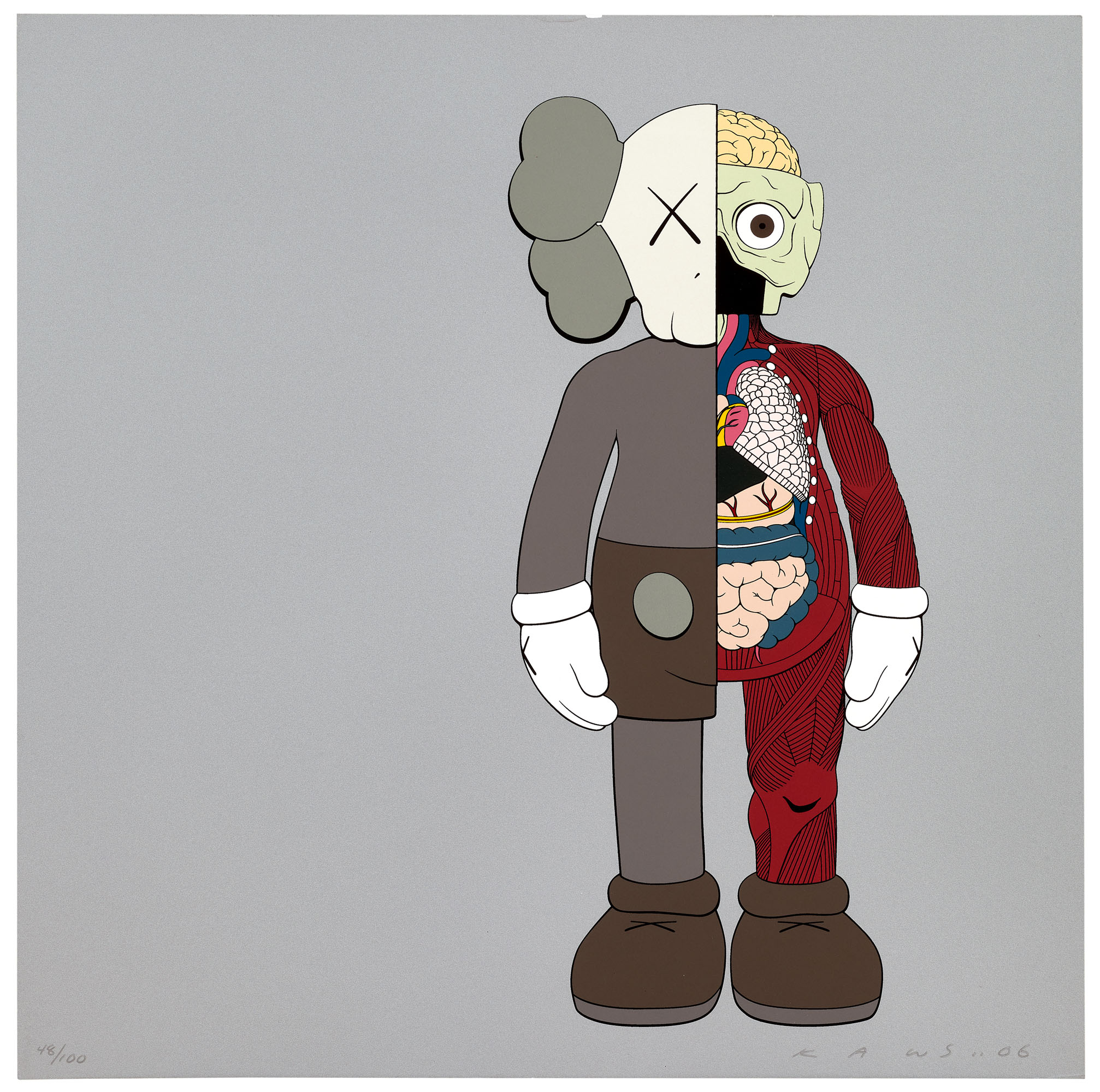 KAWS (B. 1974), Dissected Companion (Grey & Black) | Christie's