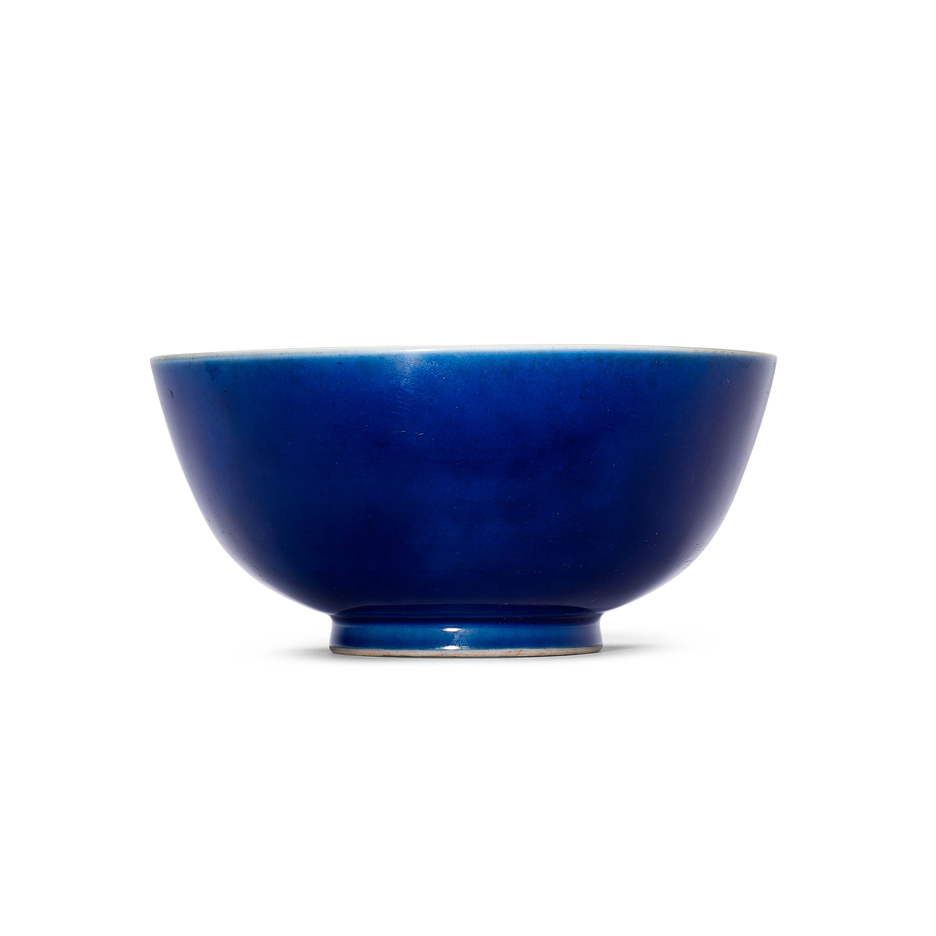 清雍正青花缠枝花卉纹盘双圈六字楷书款, YONGZHENG SIX
