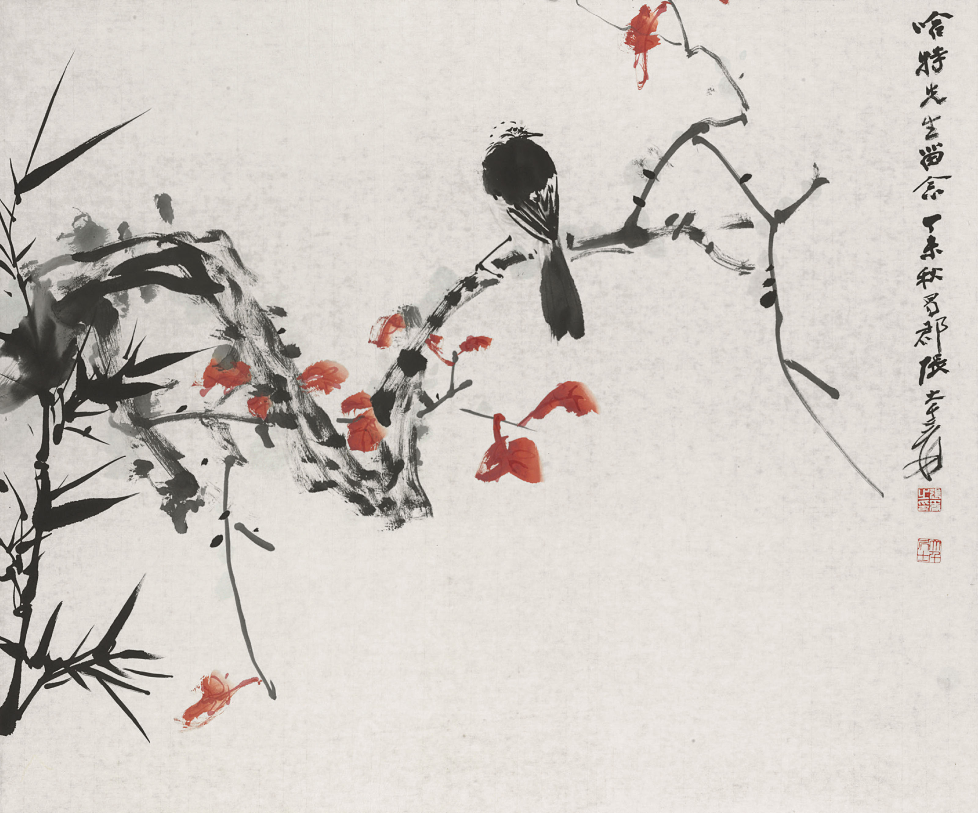 古びた蔵 近代画家『張大千 仕女花卉図四條屏 肉筆紙本 中国書画
