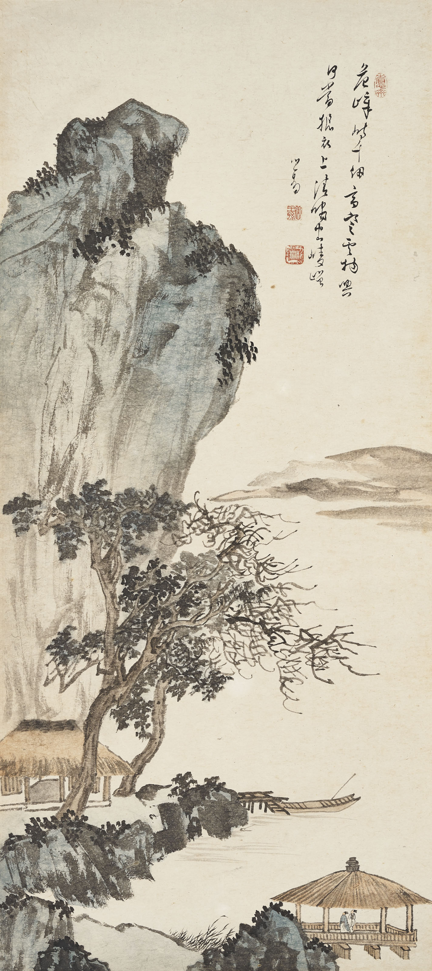 張大千(1899-1983)山水圖-宇珍國際藝術| Yu Jen Taipei重要中國