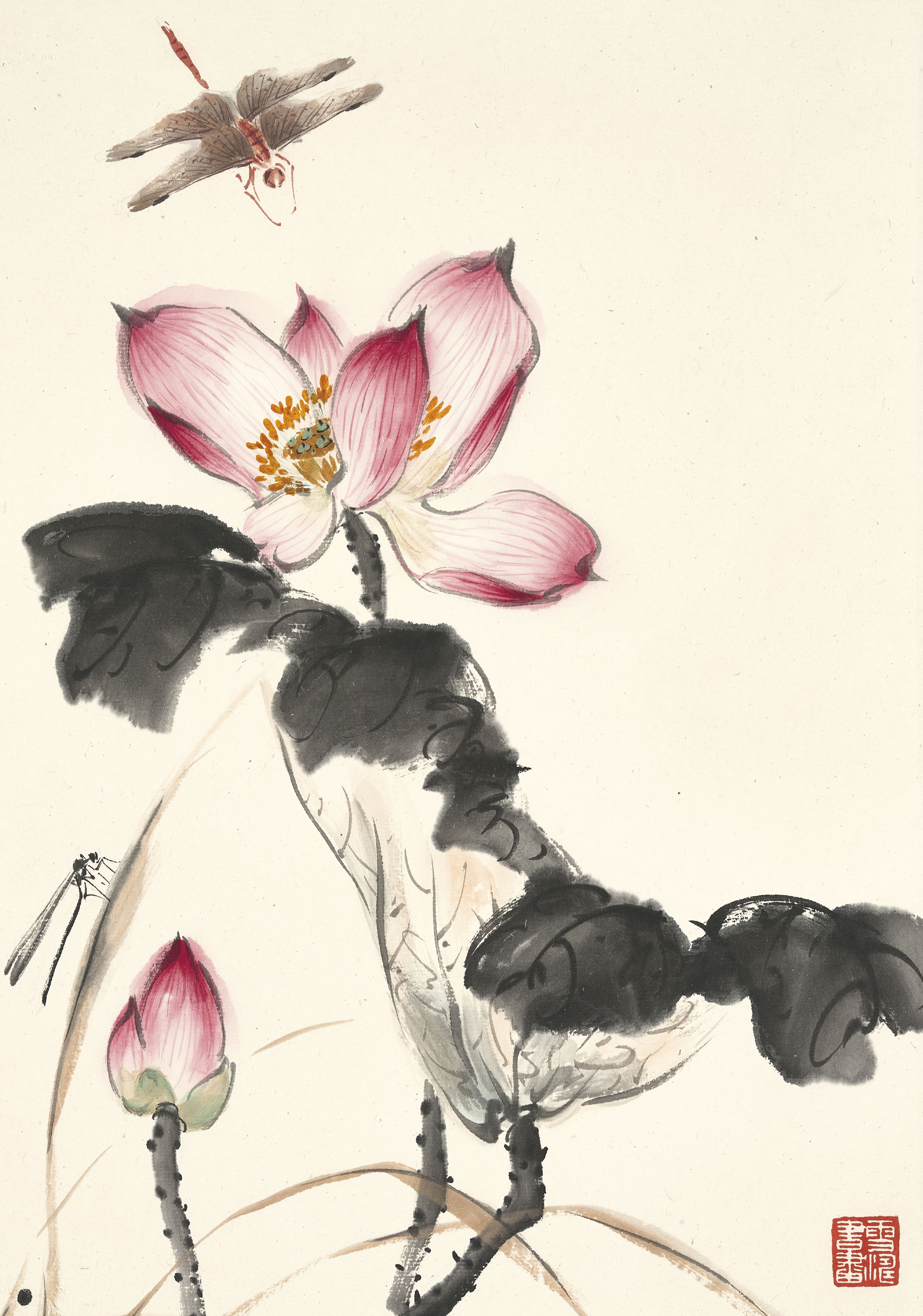 王雪濤, 花卉冊頁| Christie 