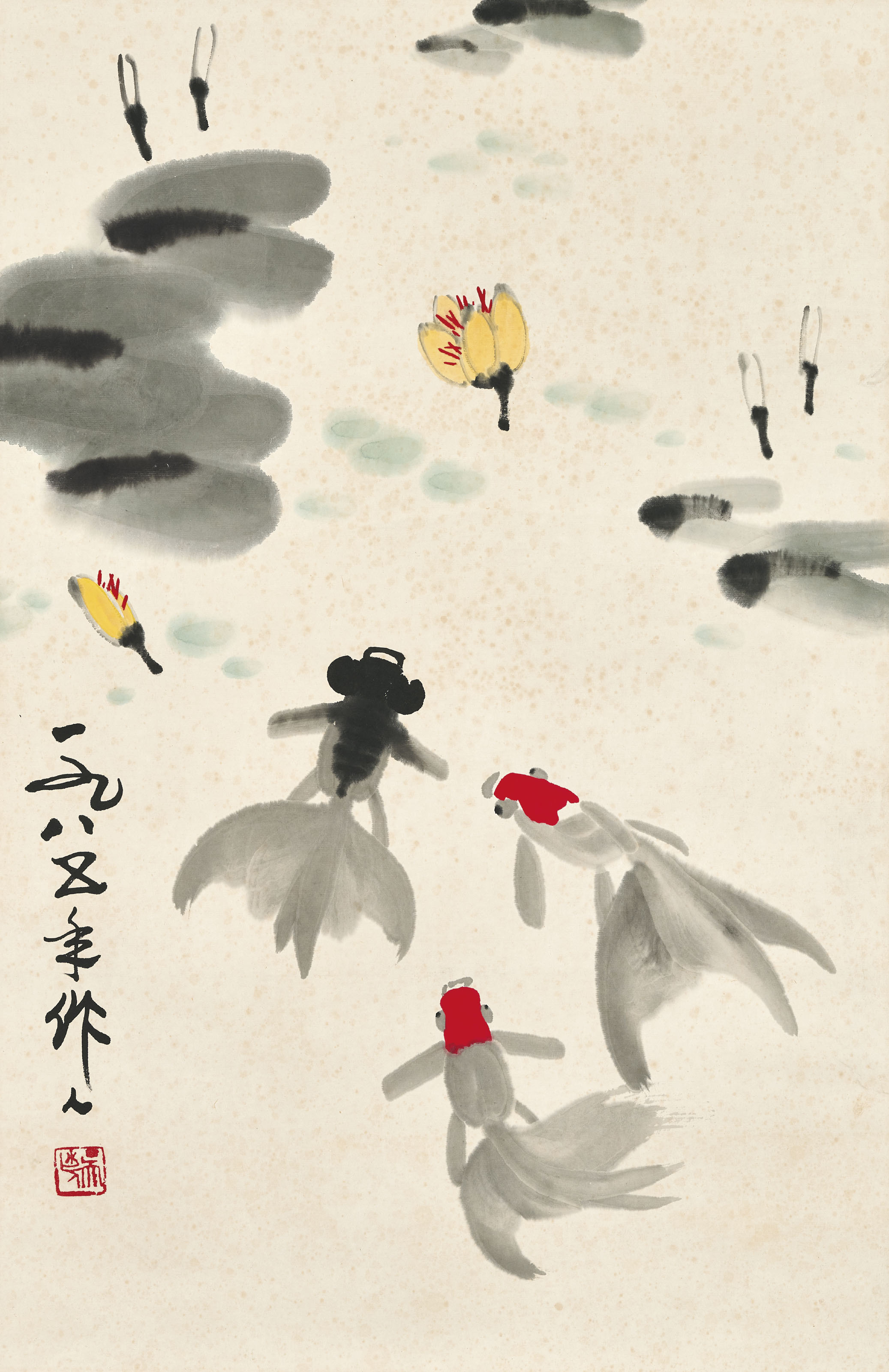 王雪濤, 花卉冊頁| Christie's
