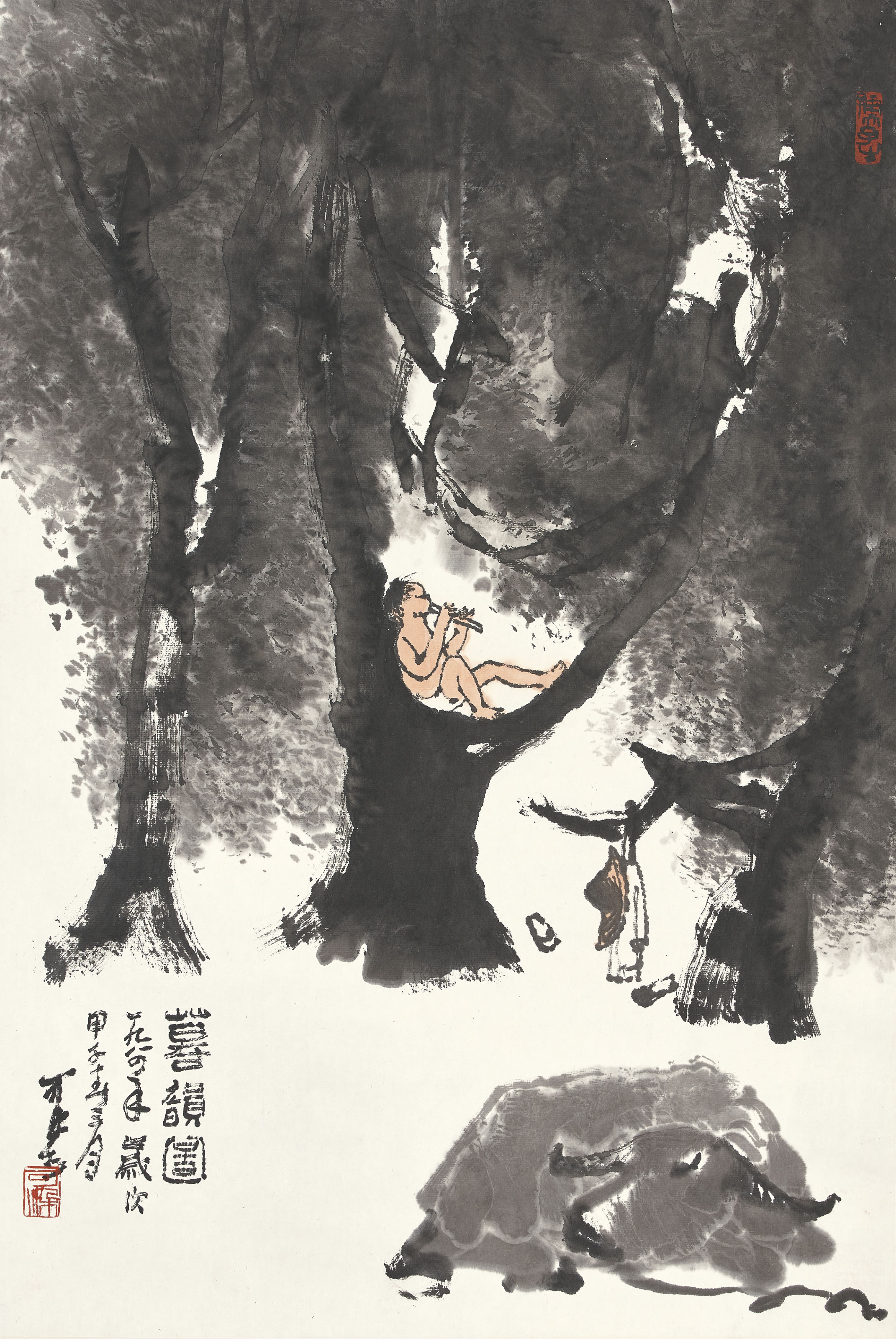 王雪濤 仙鶴圖 1215) Wang Xuetao (1903-1992)
