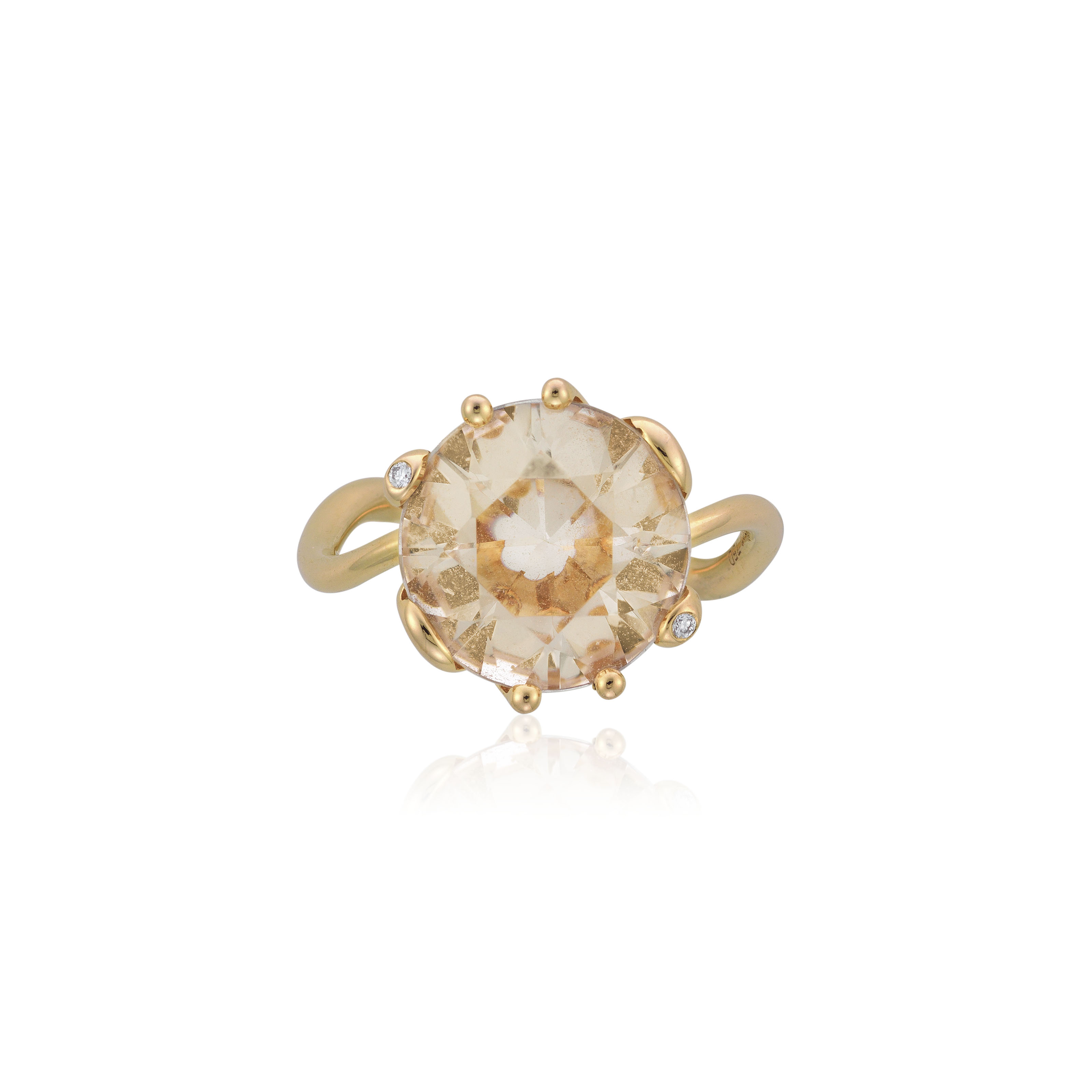 DIOR OUI MORGANITE AND DIAMOND RING Christie s
